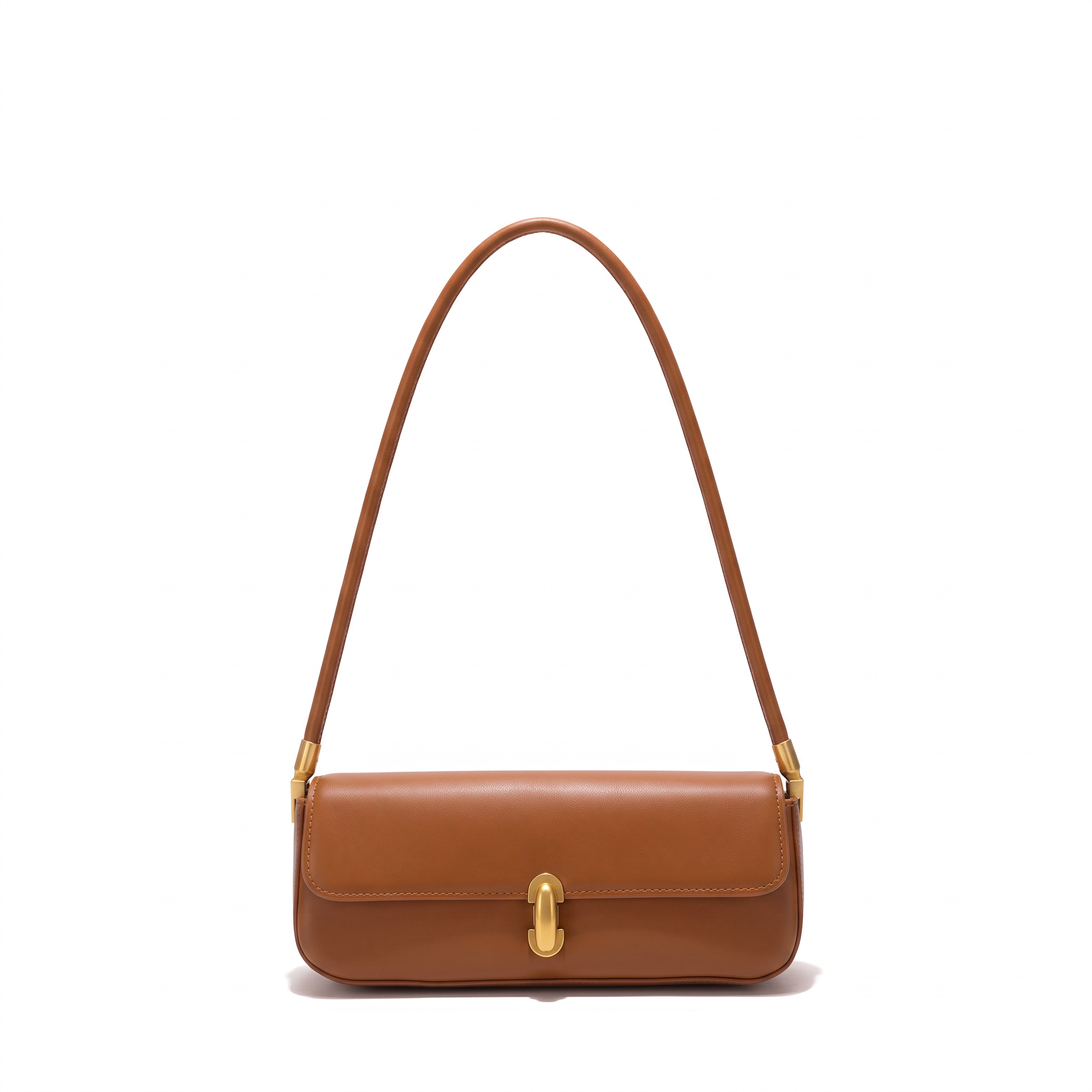Sac ROMY camel, vue de face