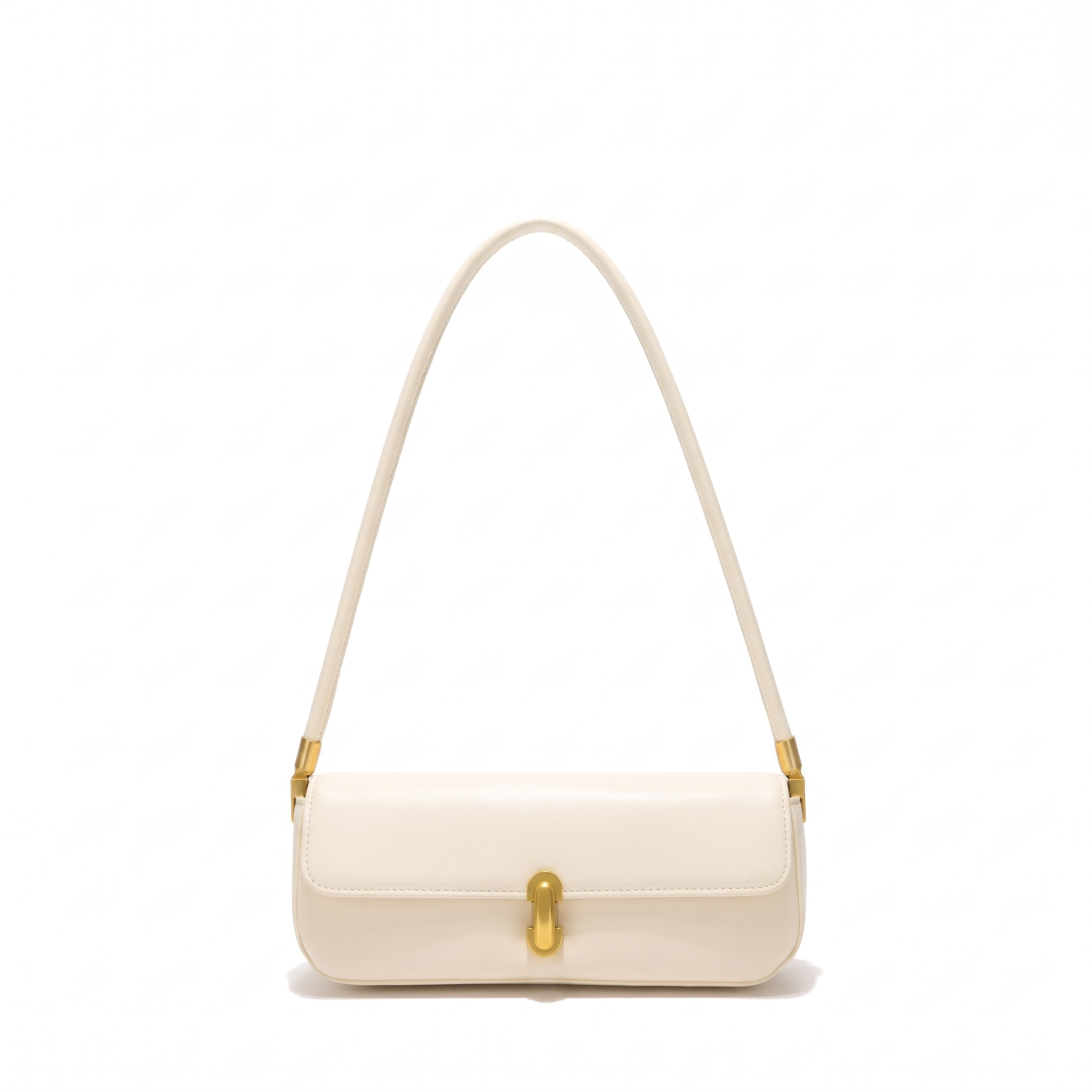 Sac ROMY crème, vue de face