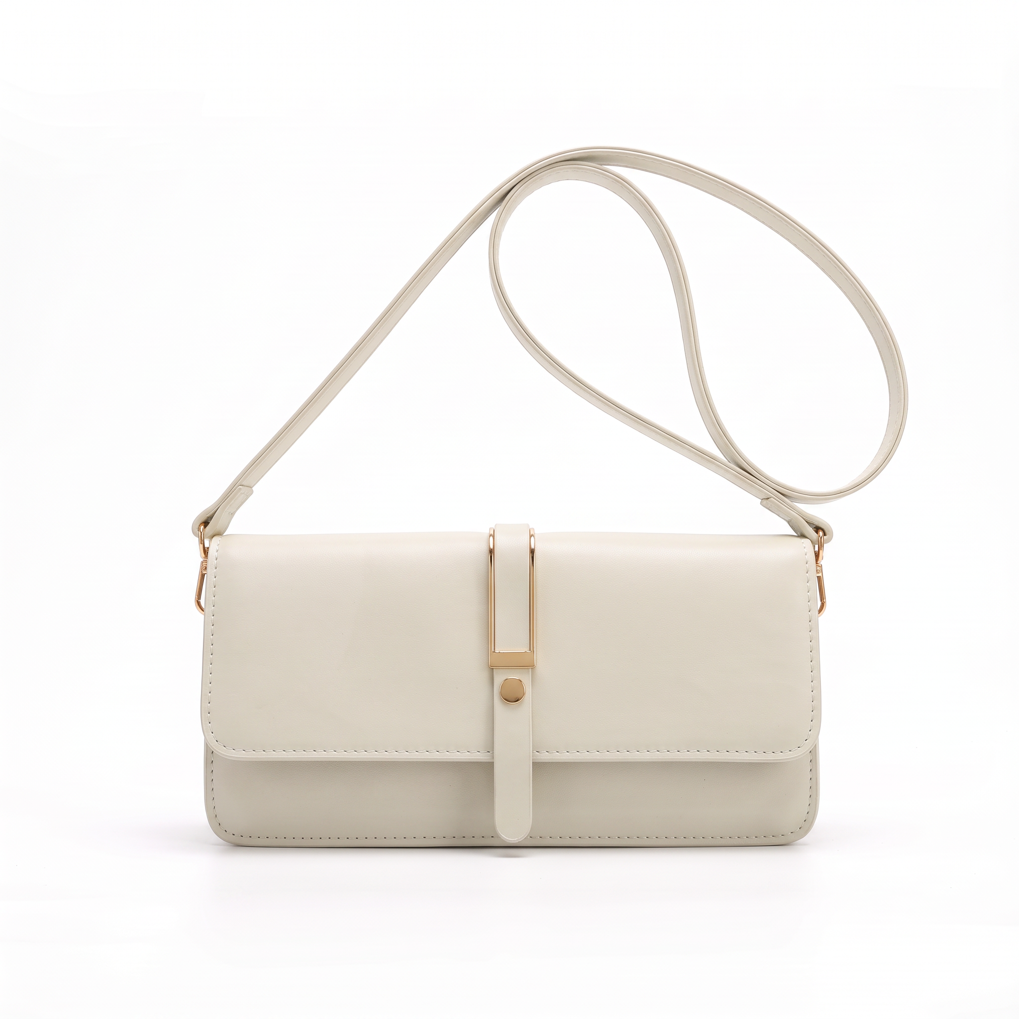 Sac ELLA blanc, vue de face