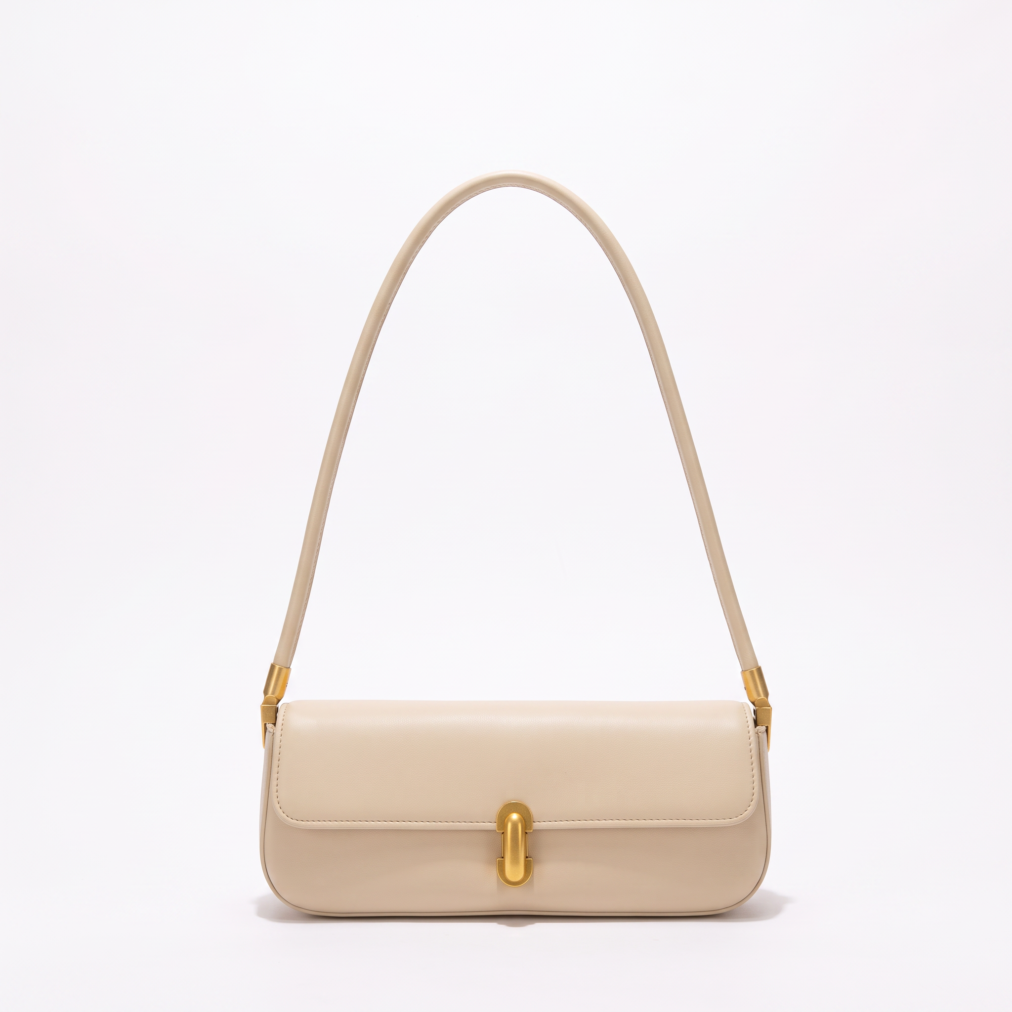 Sac ROMY beige, vue de face