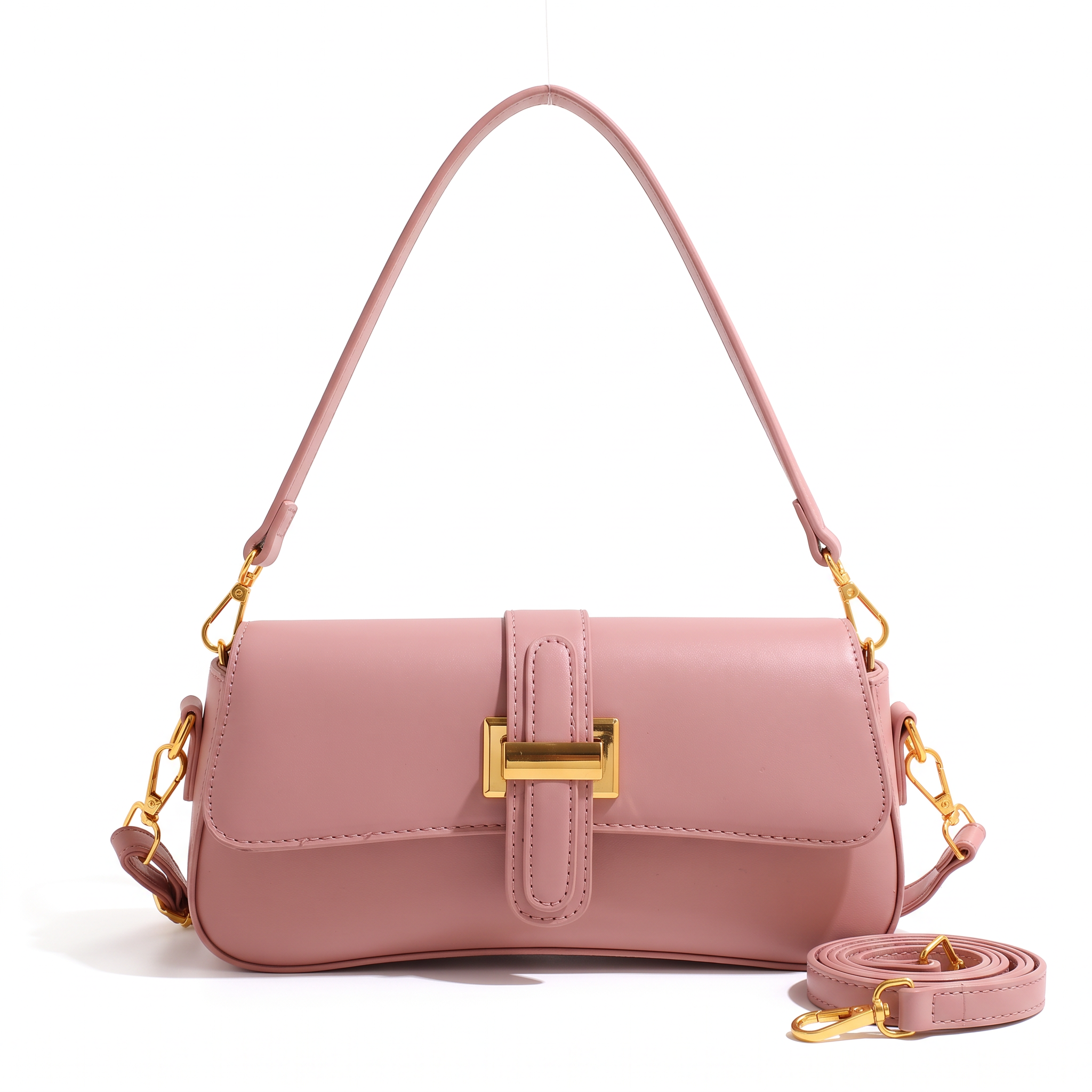 Sac HARLOW rose, vue de face
