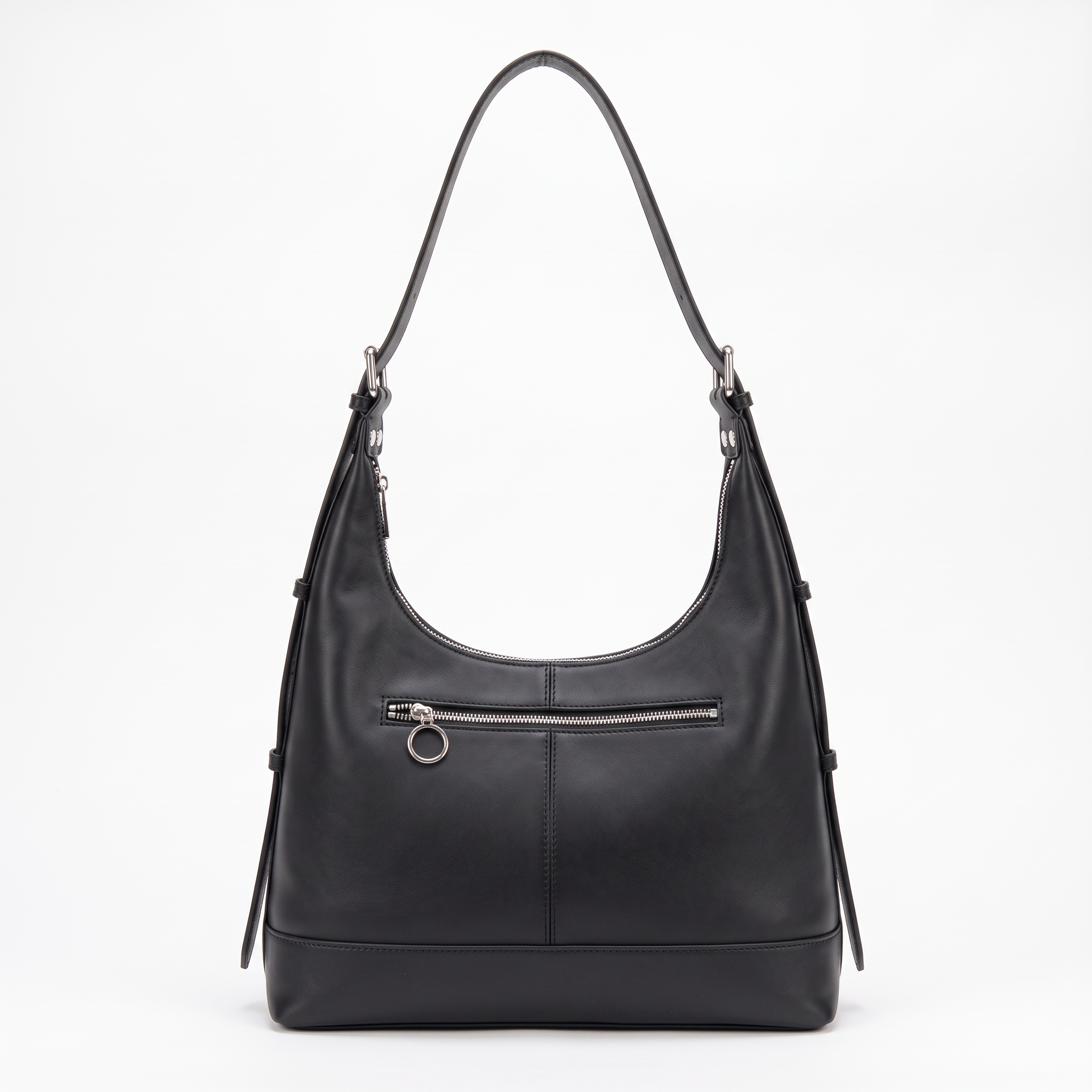 Sac AMELIA noir, vue de face
