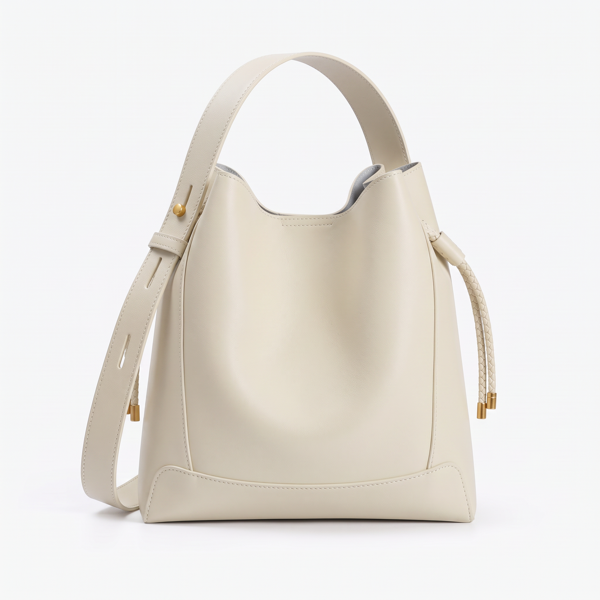 Sac LEILA blanc, vue de face