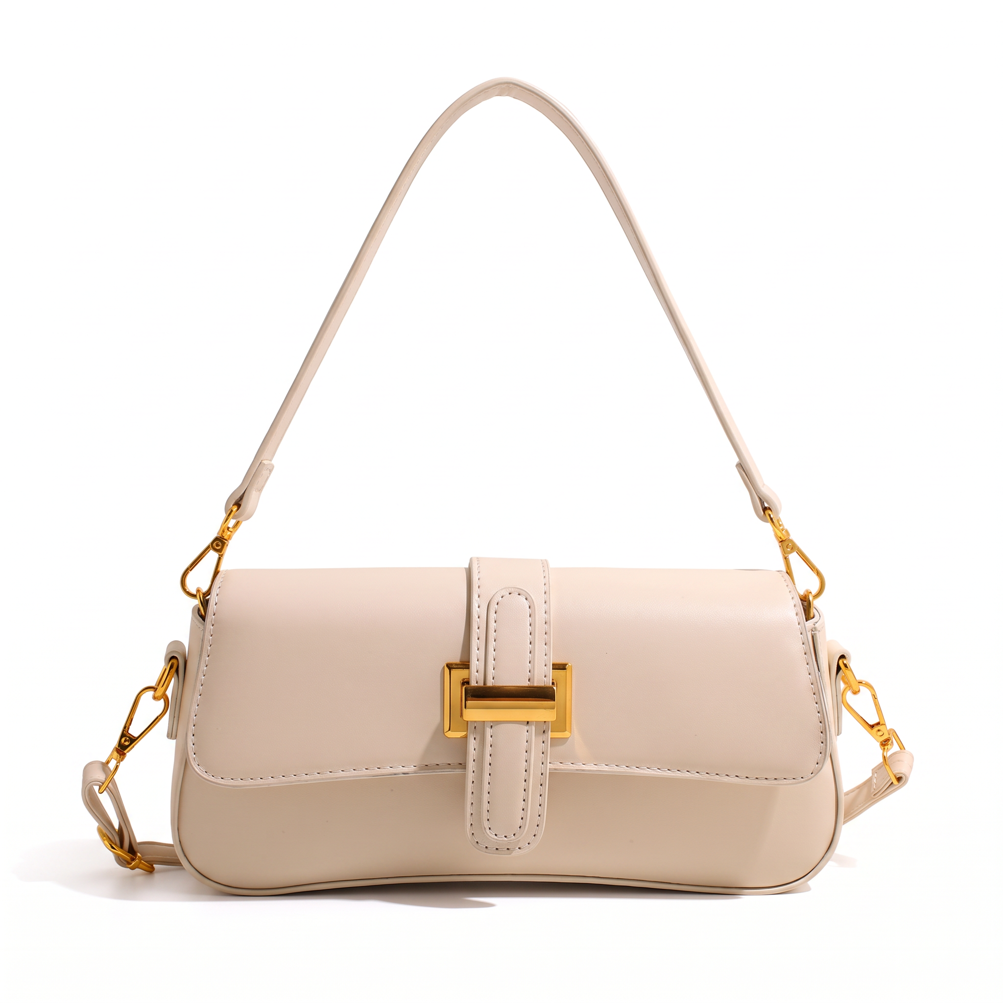 Sac HARLOW blanc, vue de face