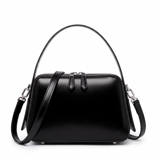 Sac BELLA noir, vue de face