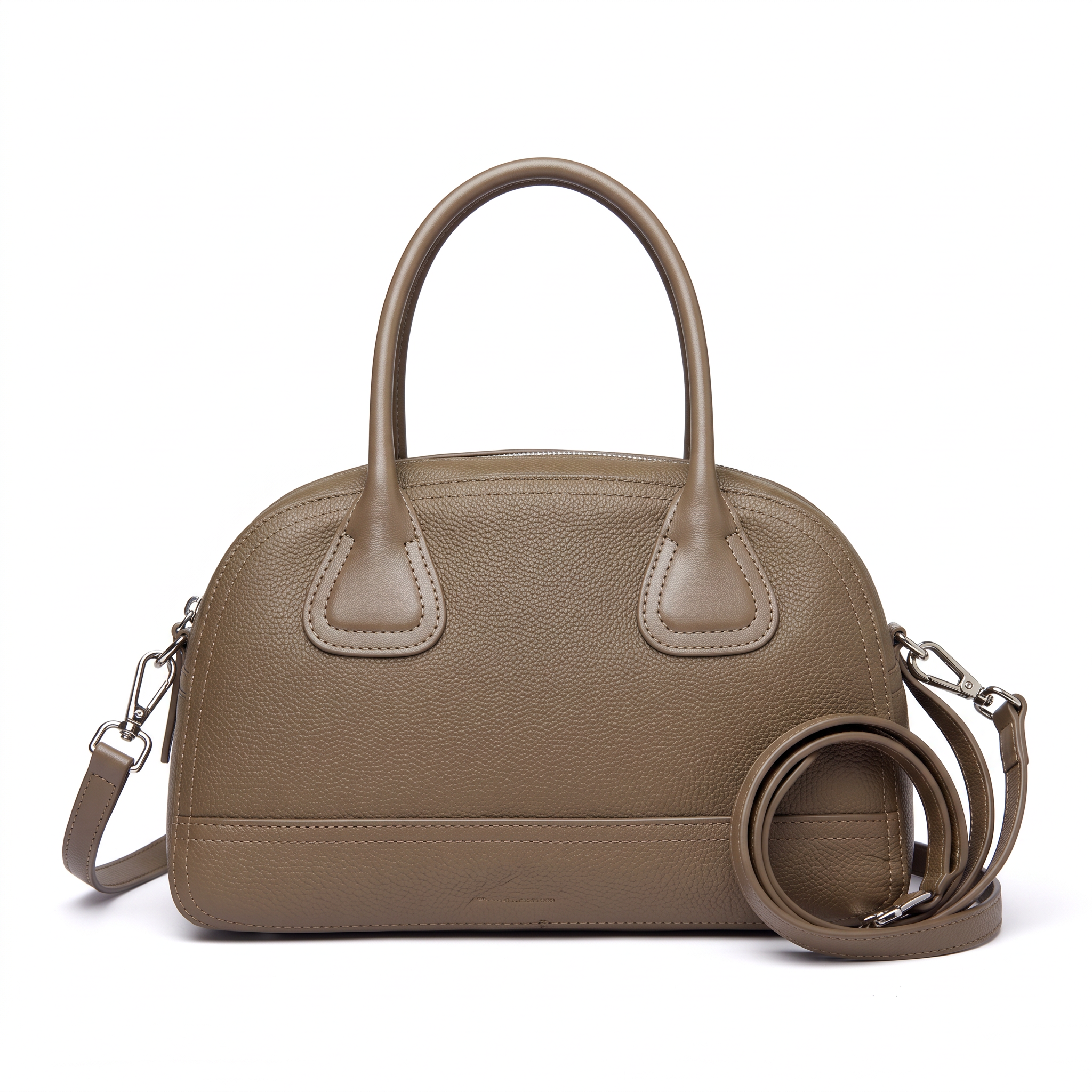 Sac YUKI taupe, vue de face