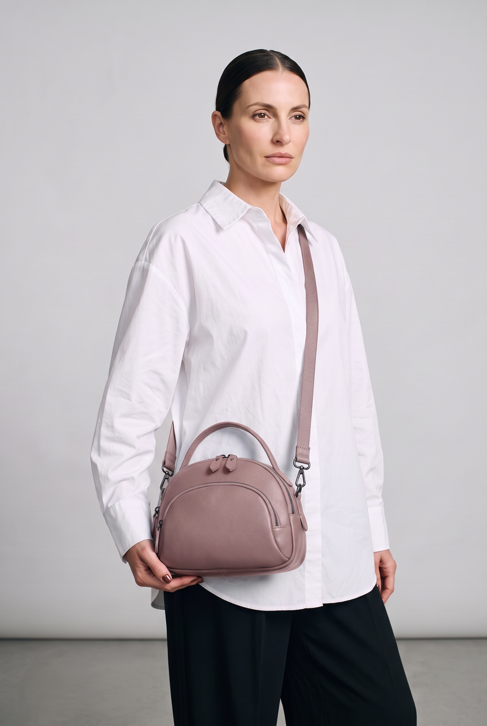 Sac CLEO, porté, de face