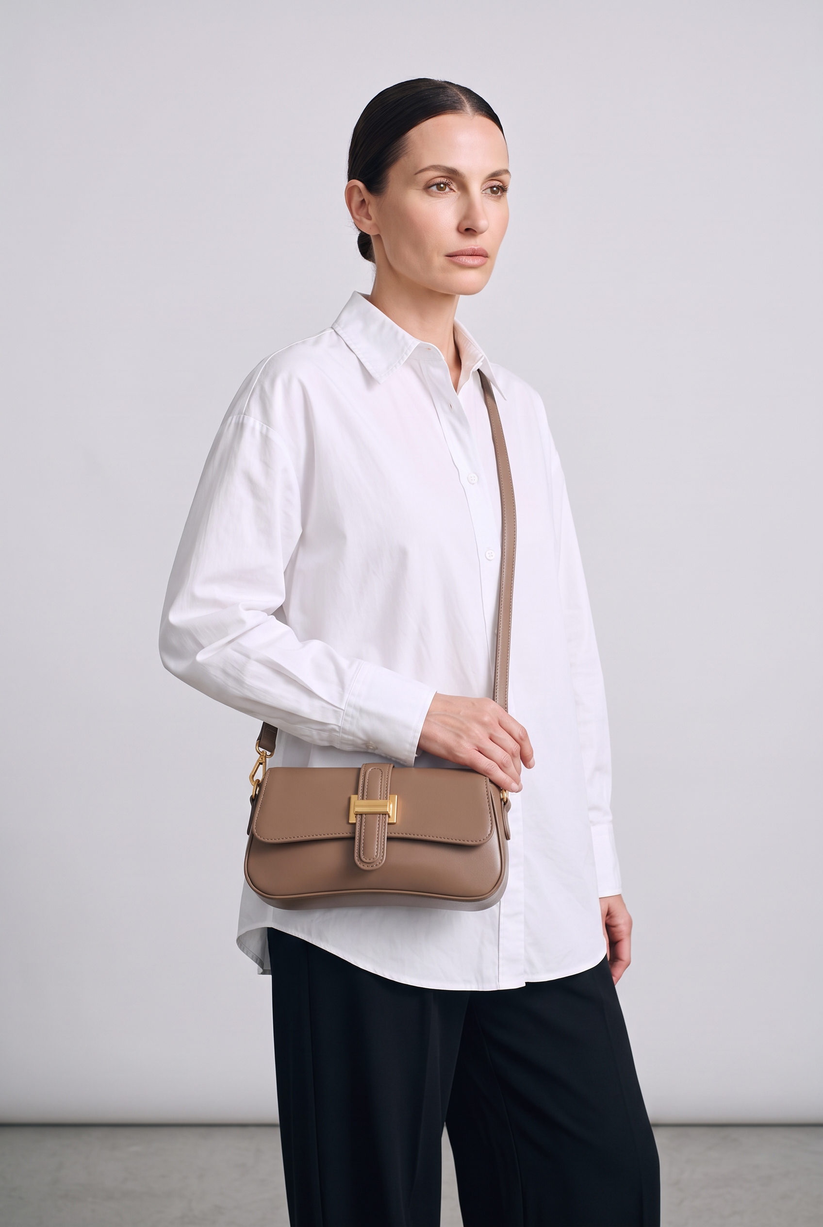 Sac HARLOW, porté, de face