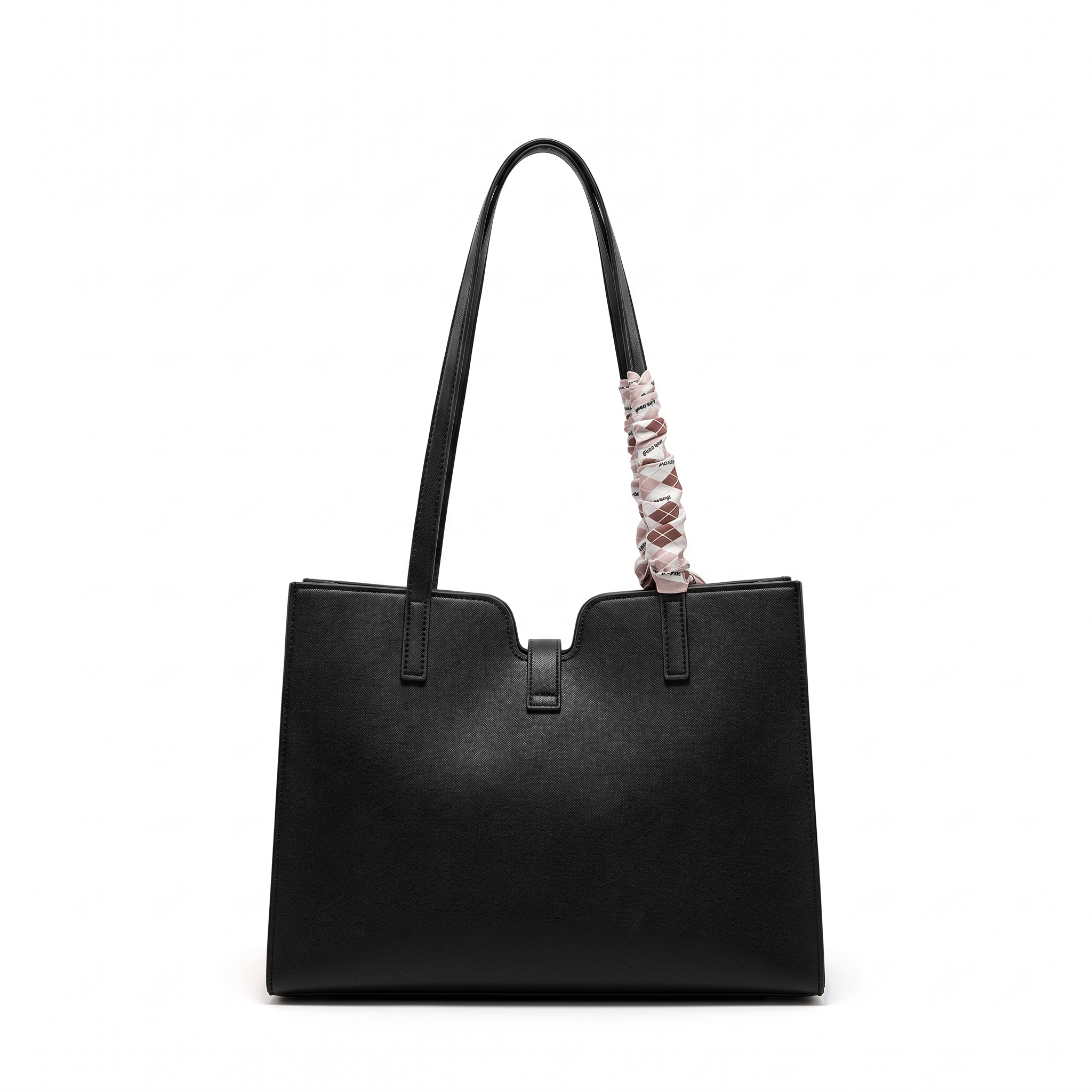 Sac cabas BIANCA noir, vue de dos