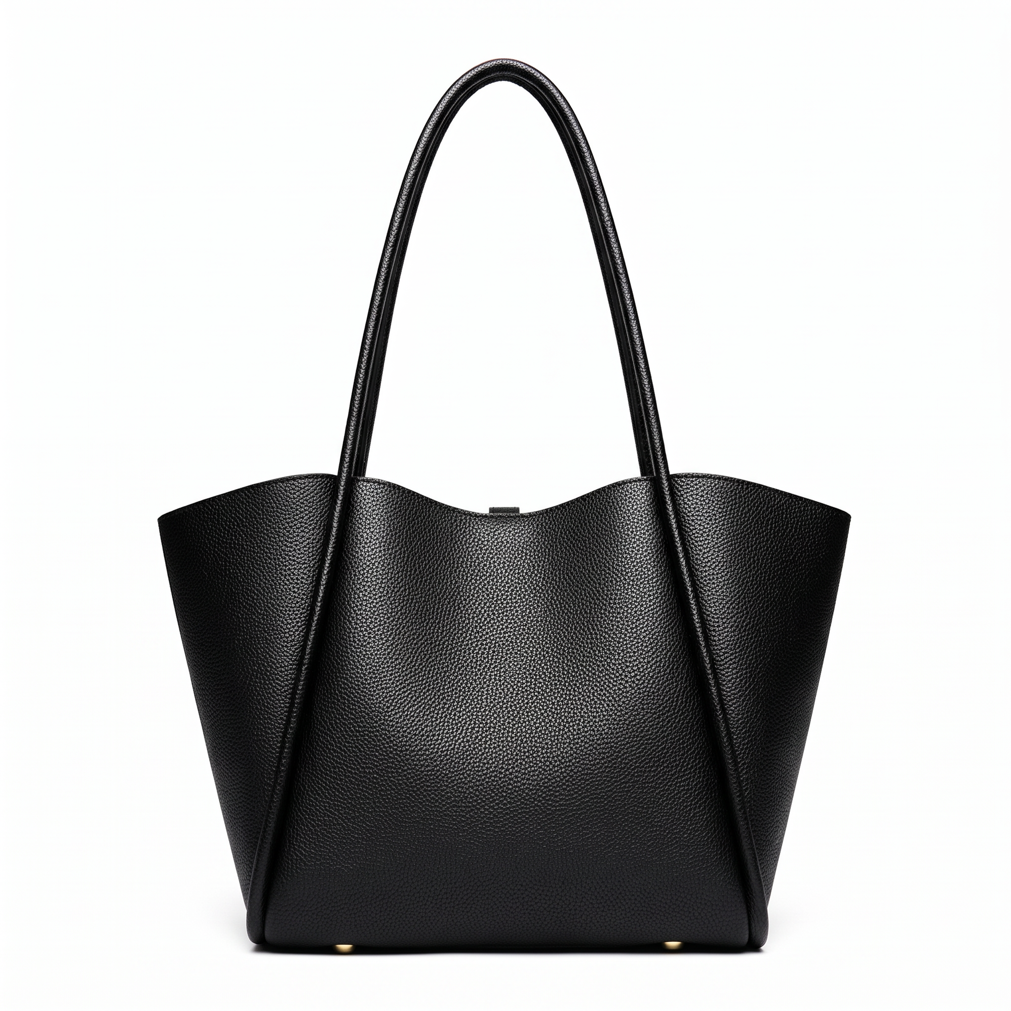 Sac cabas MARIANA noir, vue de dos