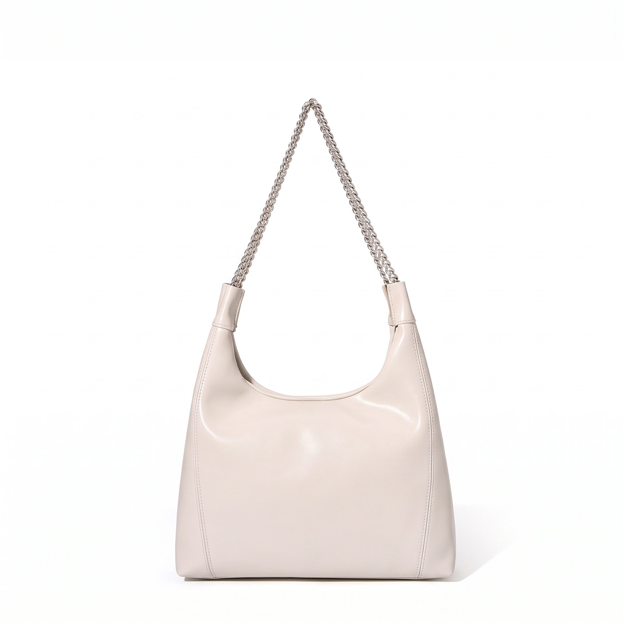 Sac hobo BEATRIZ blanc, vue de dos