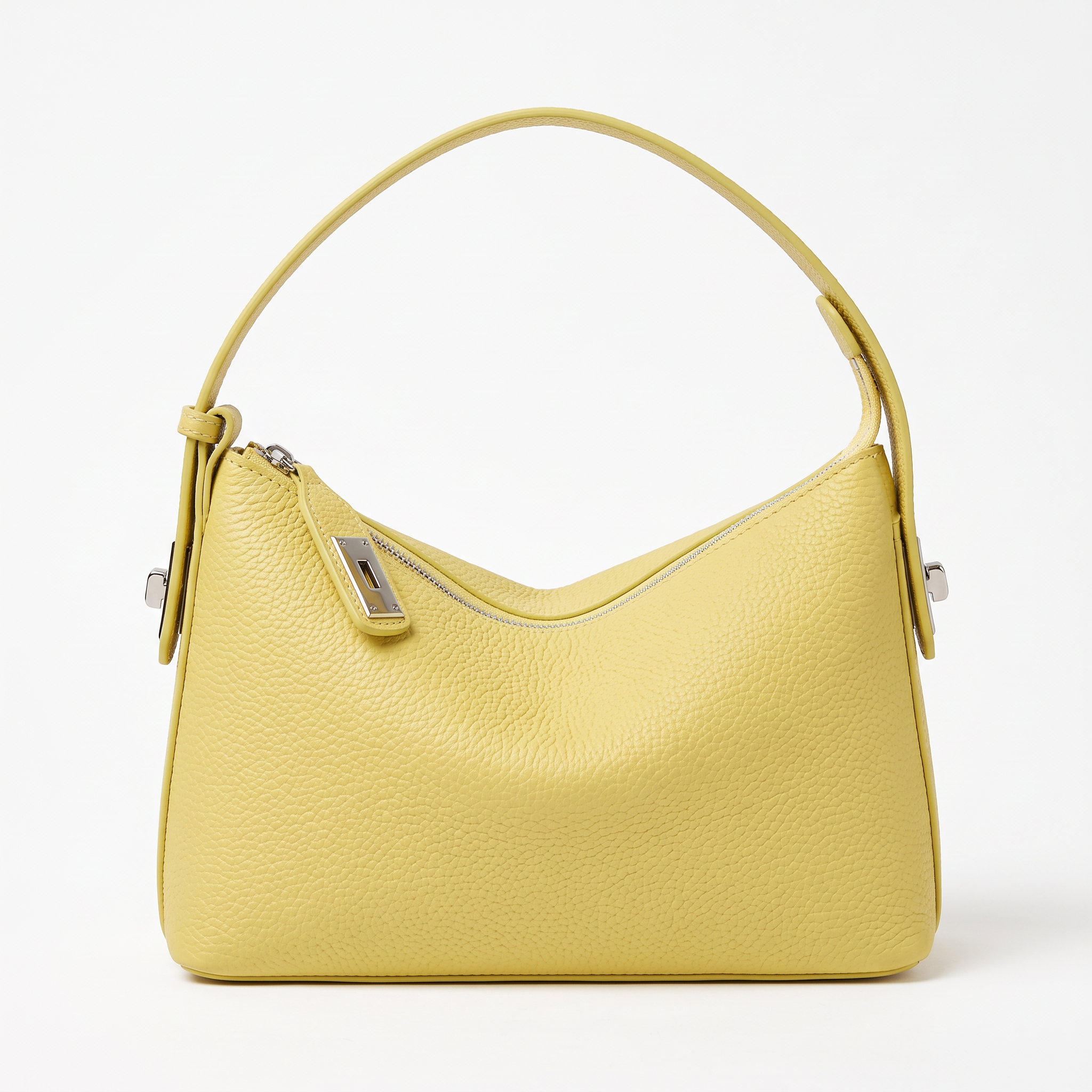 Sac BRUNA jaune, vue de face