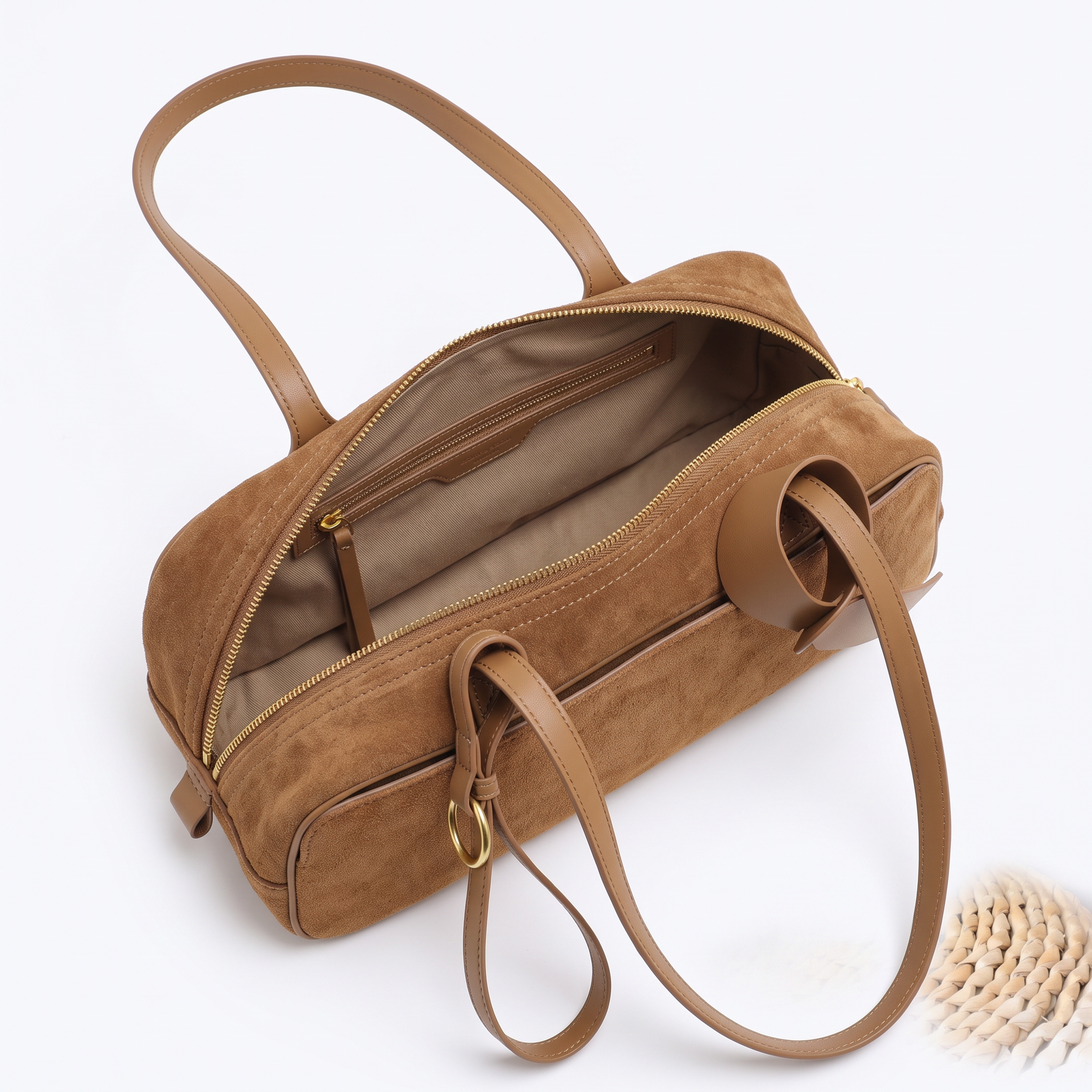 Sac ELIF marron, intérieur