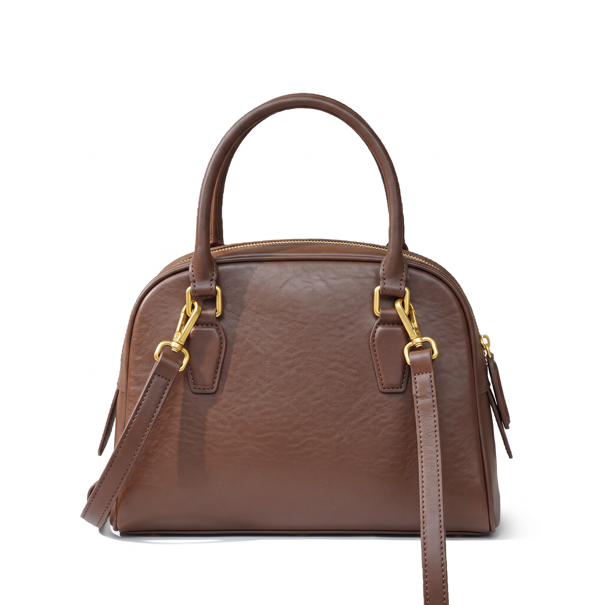 Sac IMANI marron, vue de dos