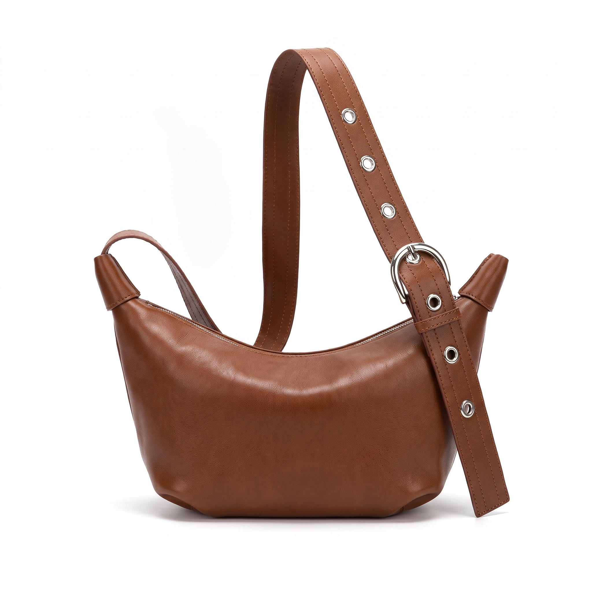 Sac FRIDA marron, vue de dos