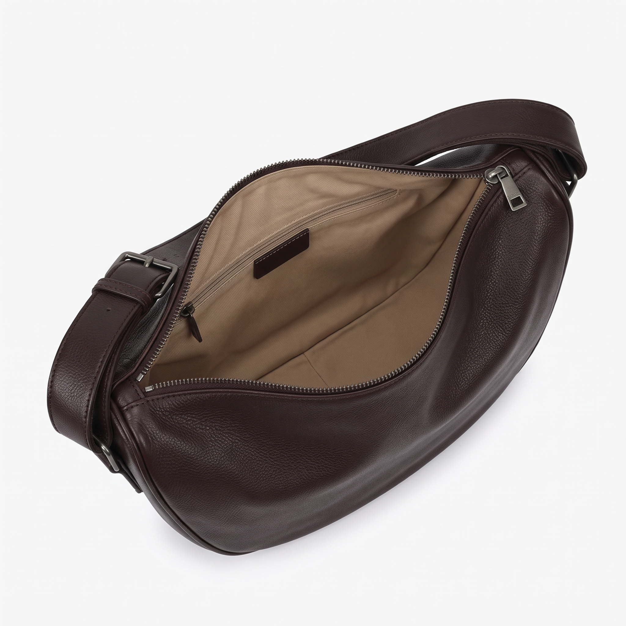 Sac OLGA marron foncé, intérieur