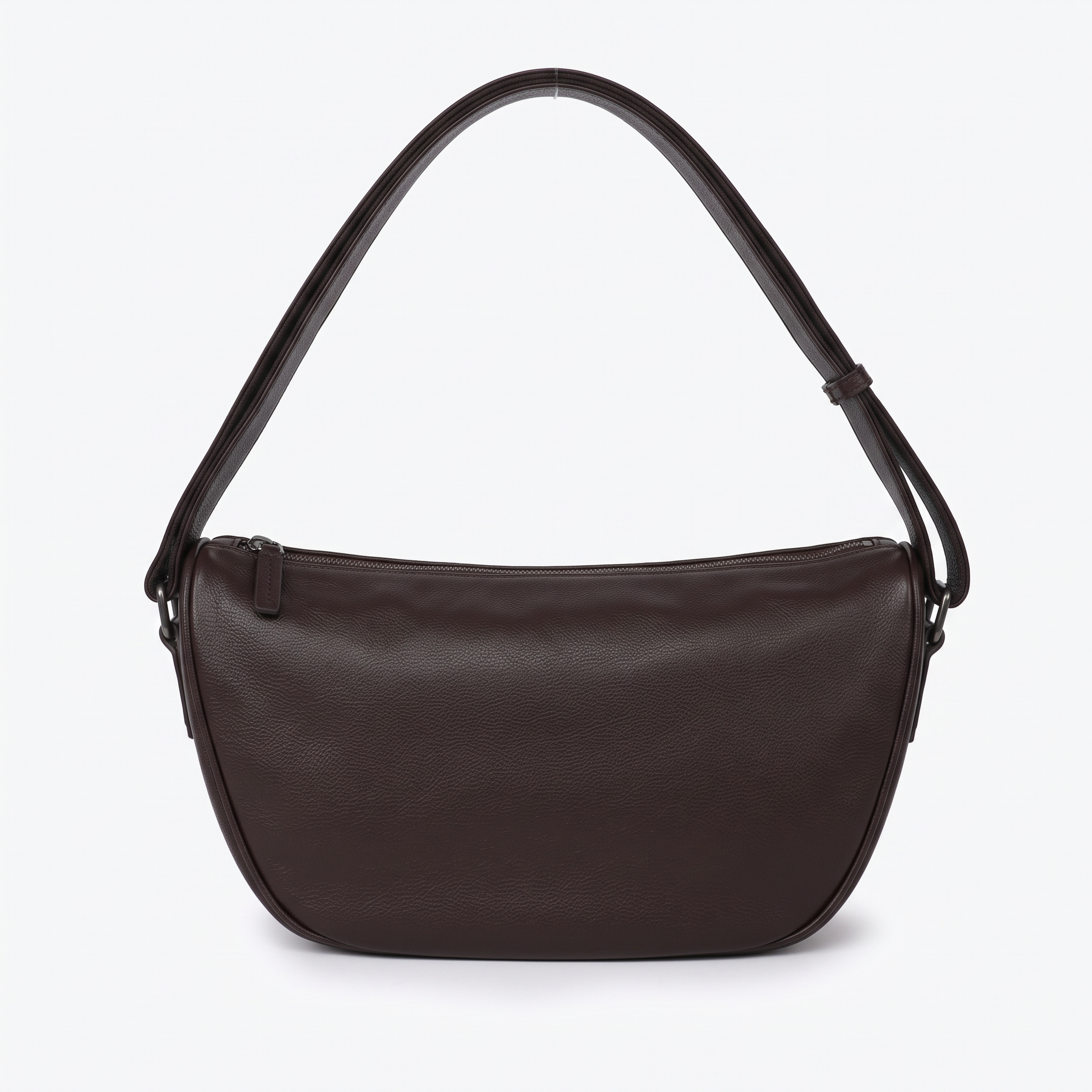 Sac OLGA marron foncé, vue de dos