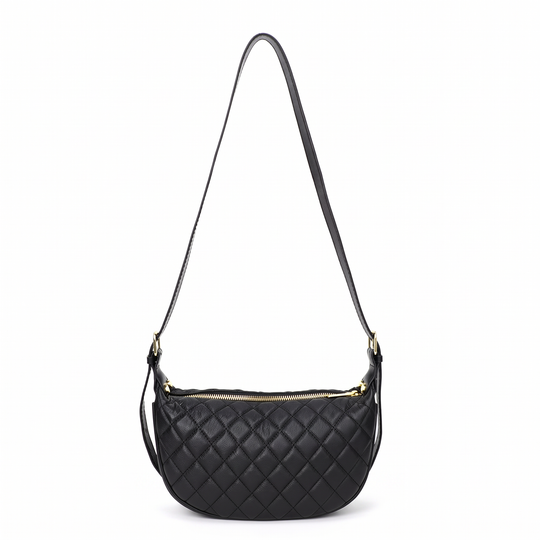 Sac SAKURA noir, vue de face