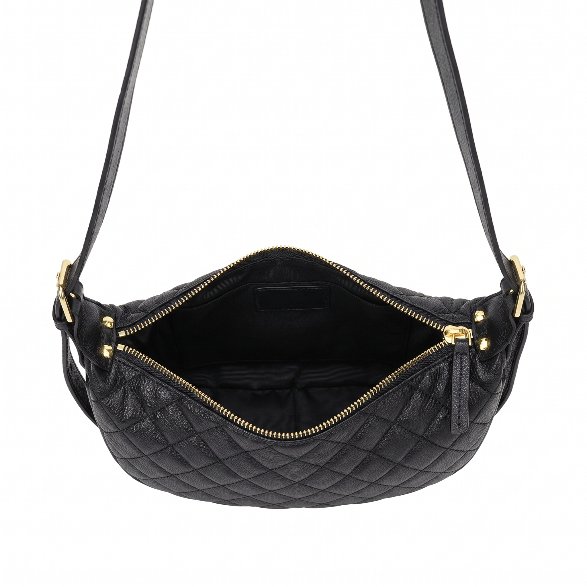 Sac SAKURA noir, intérieur