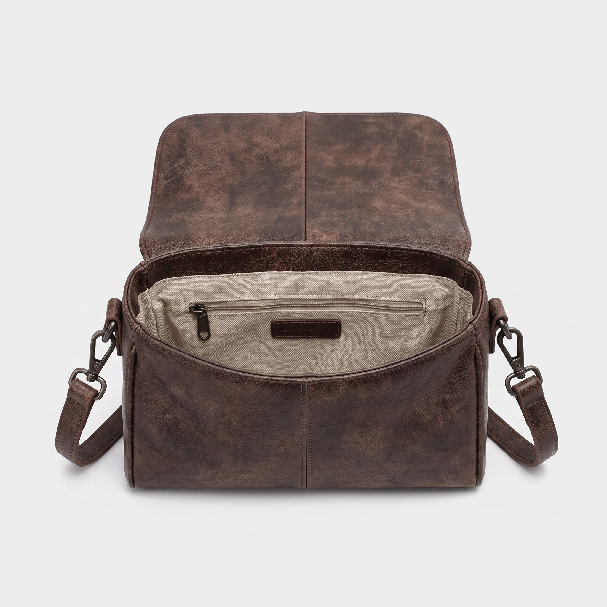 Sac YASMIN marron, intérieur