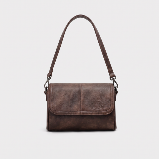 Sac YASMIN marron, vue de face