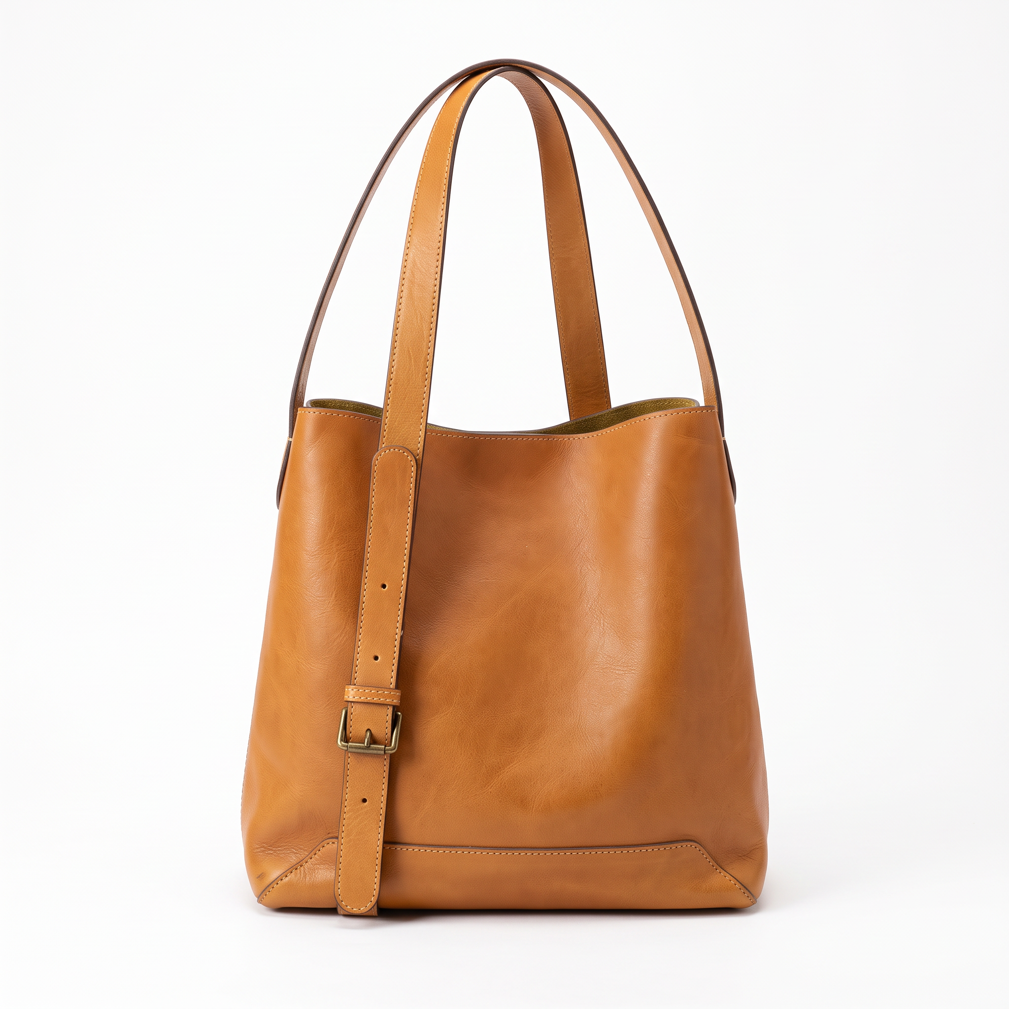 Sac VALERIA camel, vue de face