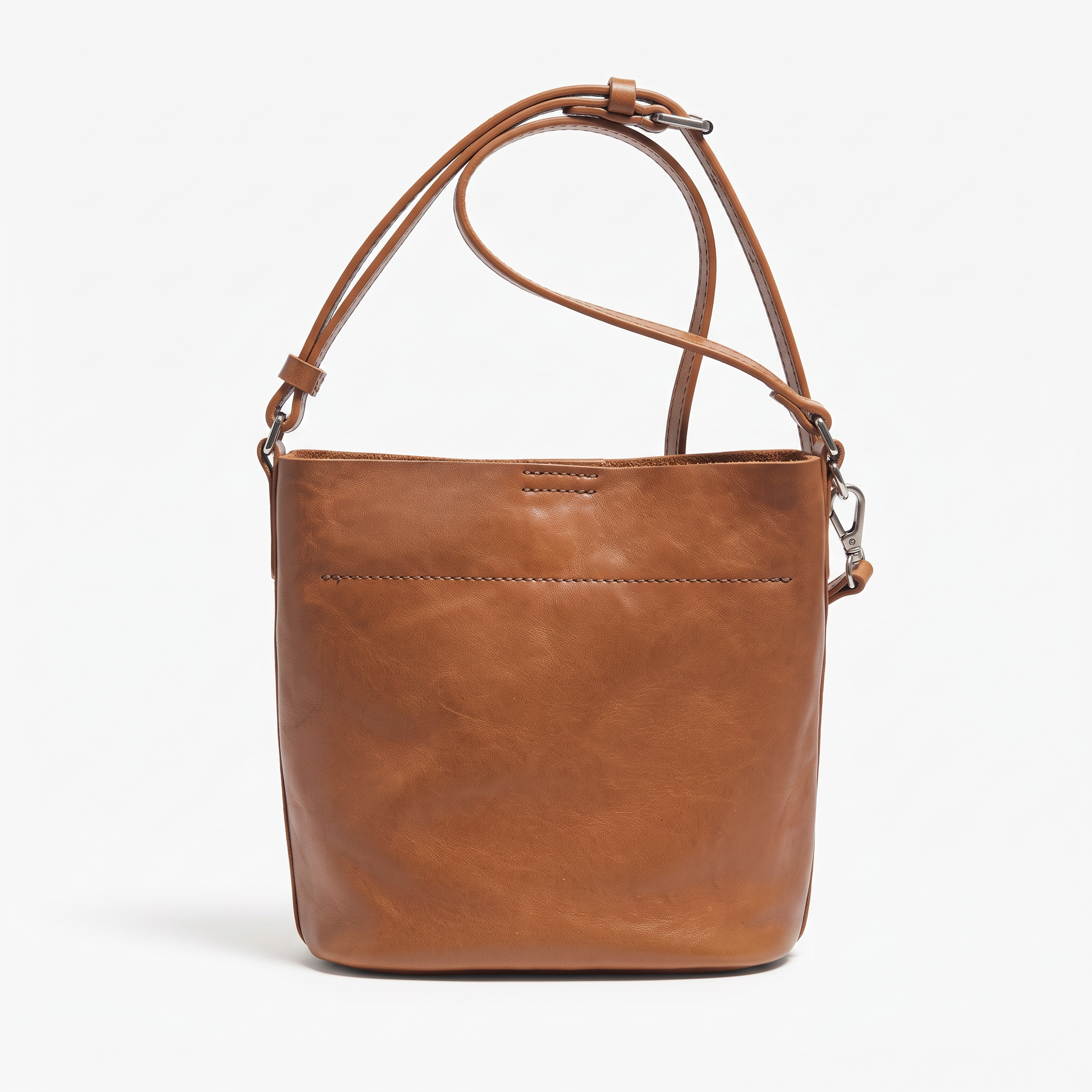 Sac SELENA camel, vue de face