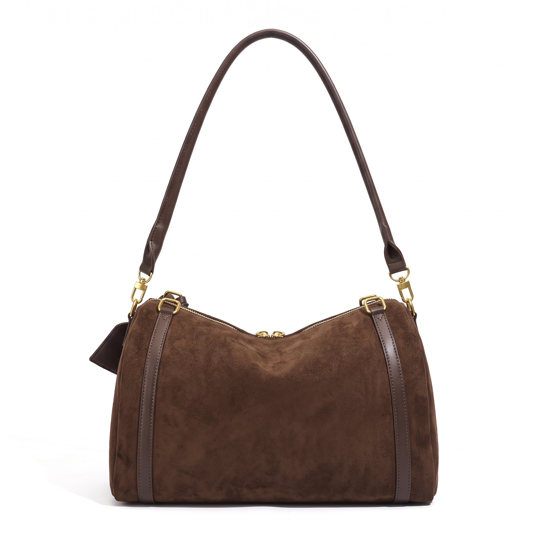 Sac VERA marron foncé, vue de dos