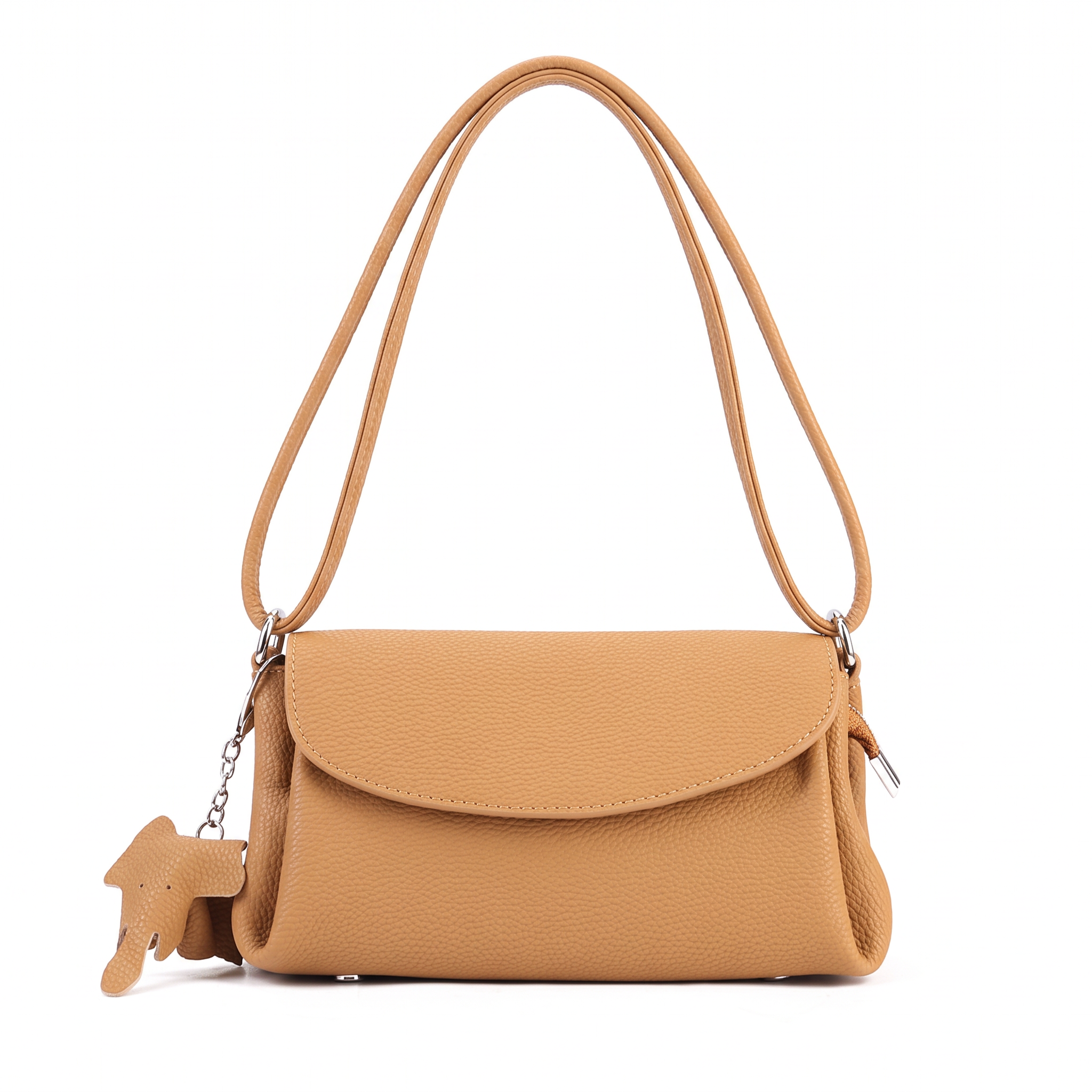 Sac CORA camel, vue de face