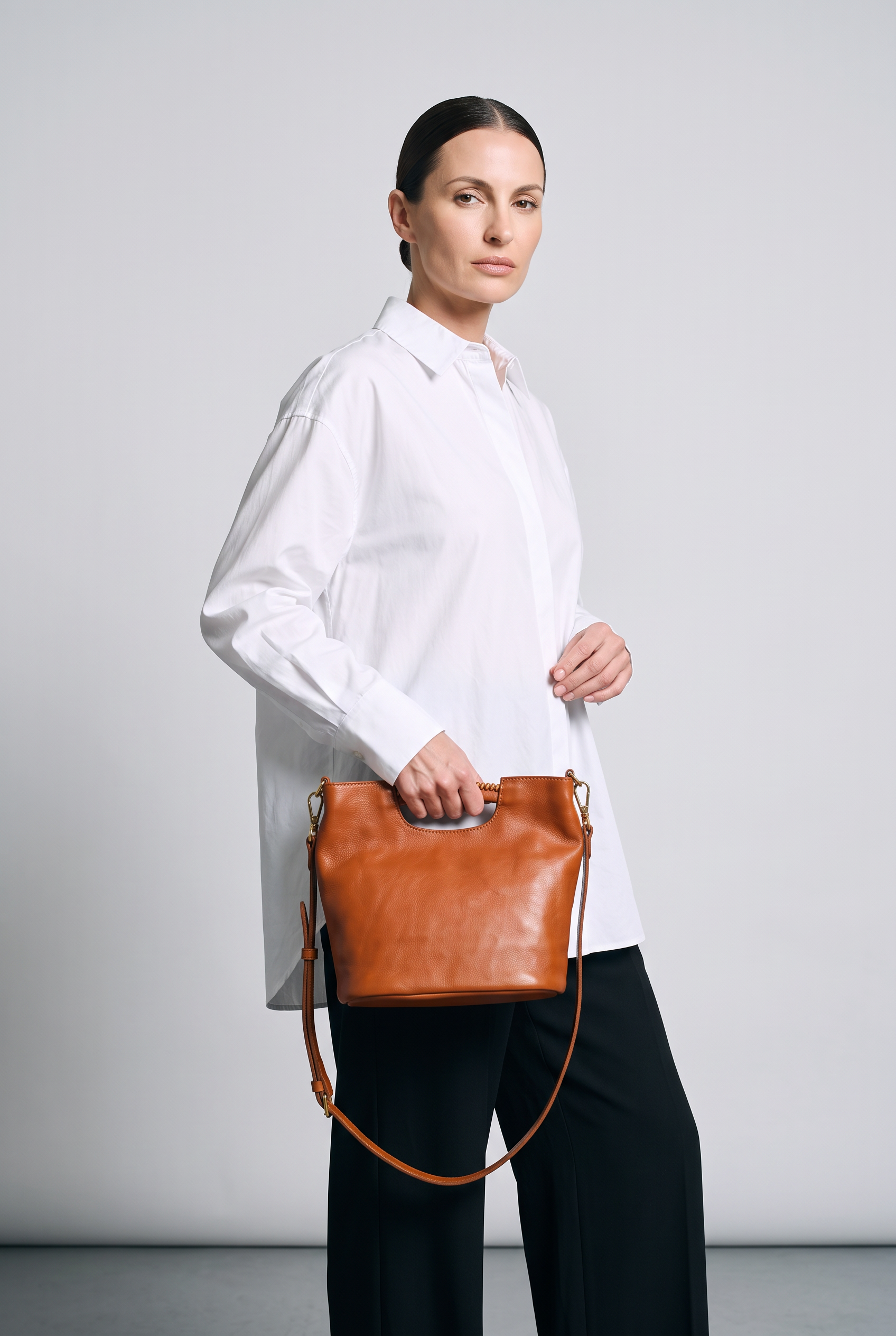 Sac LINA, porté, de face