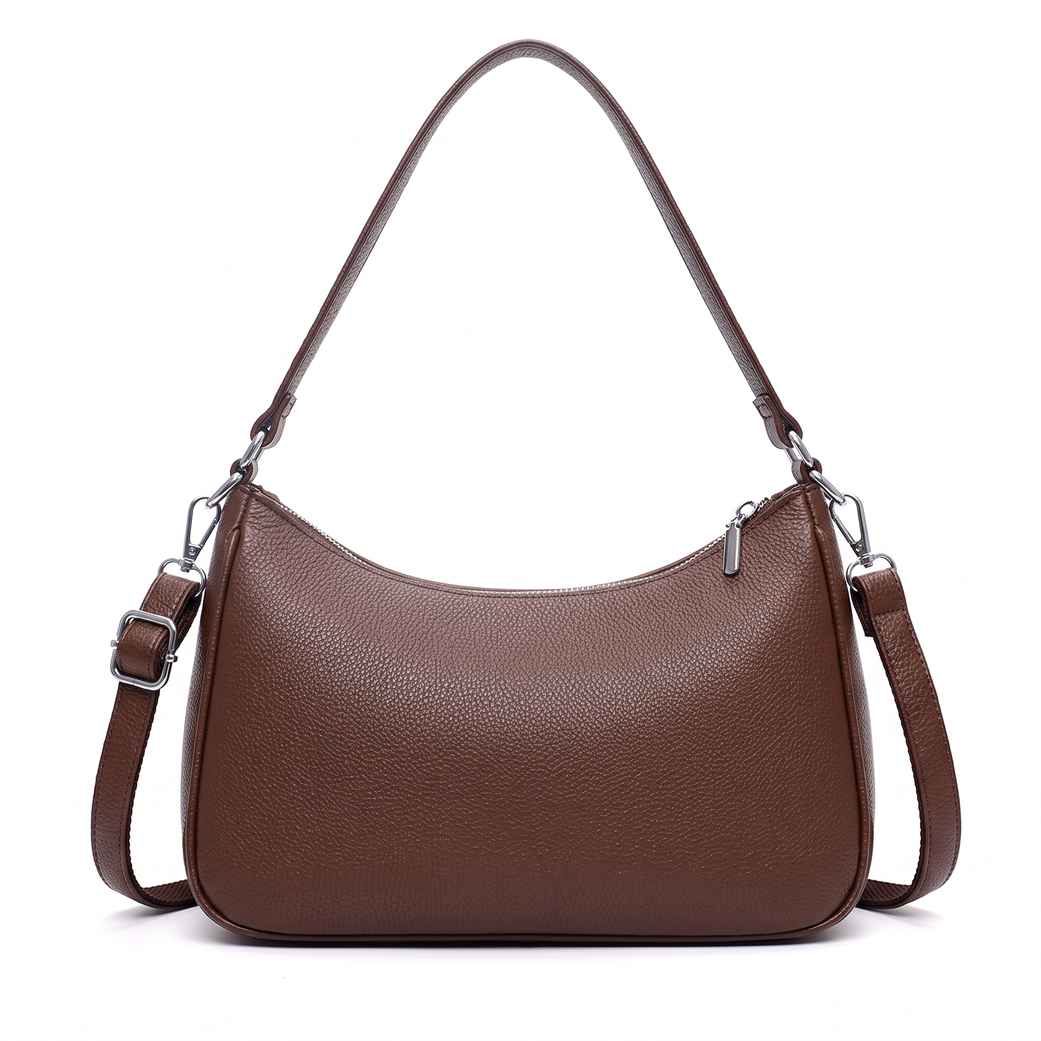 Sac DALIA marron foncé, vue de face