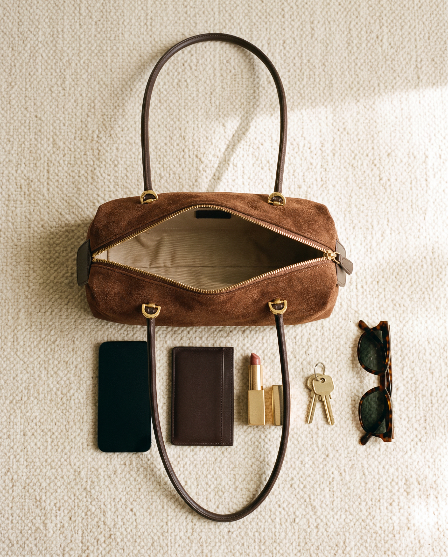 Sac KIRA marron, ce que le sac peut contenir