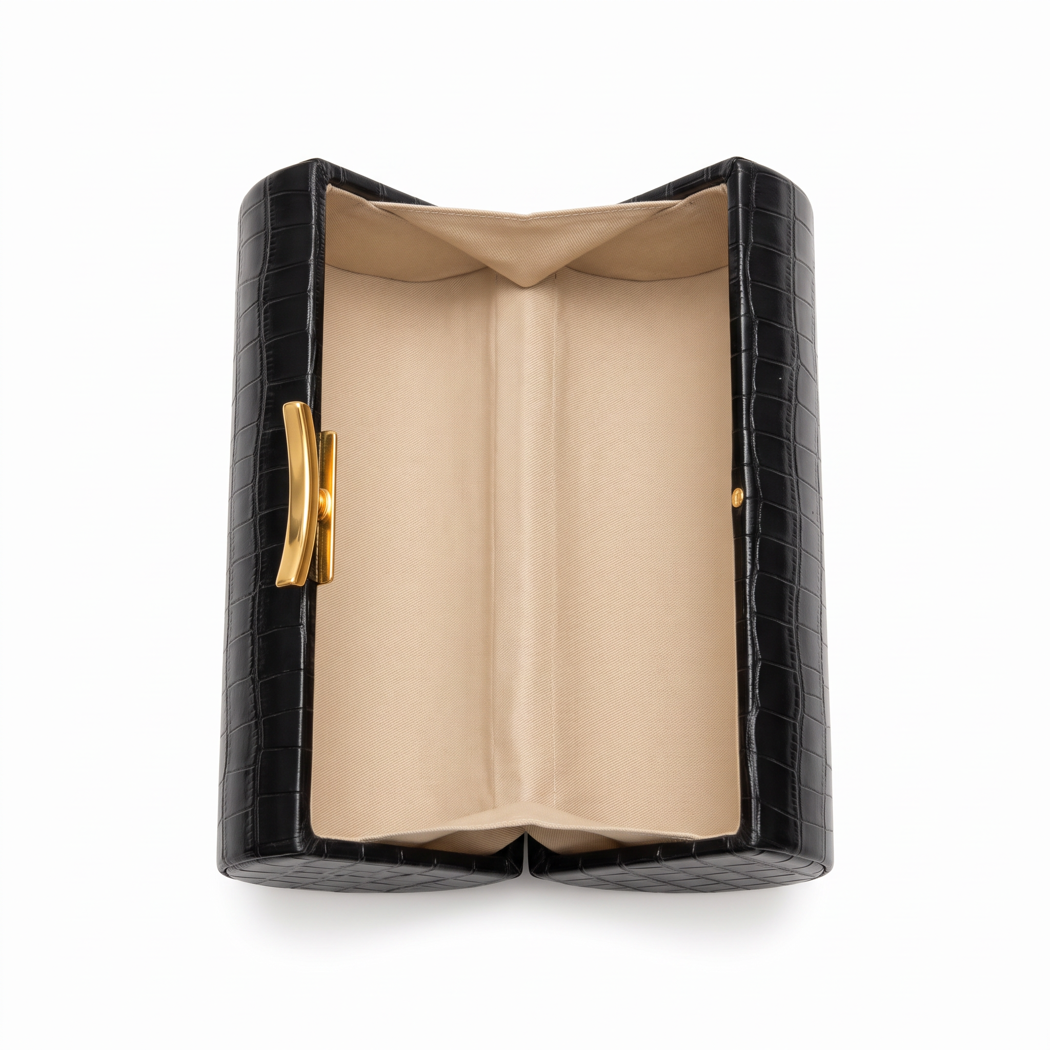 Pochette NADIA noir, intérieur