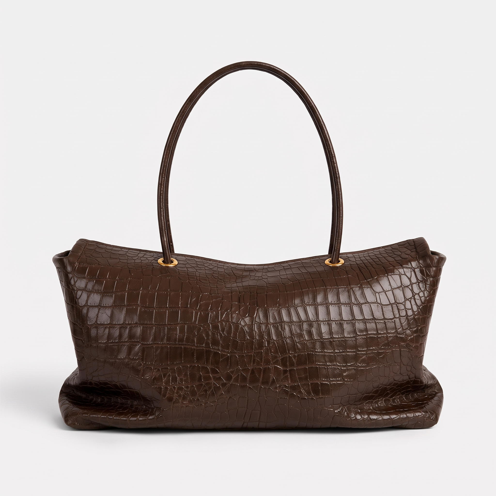 Sac ELSA marron foncé, vue de dos