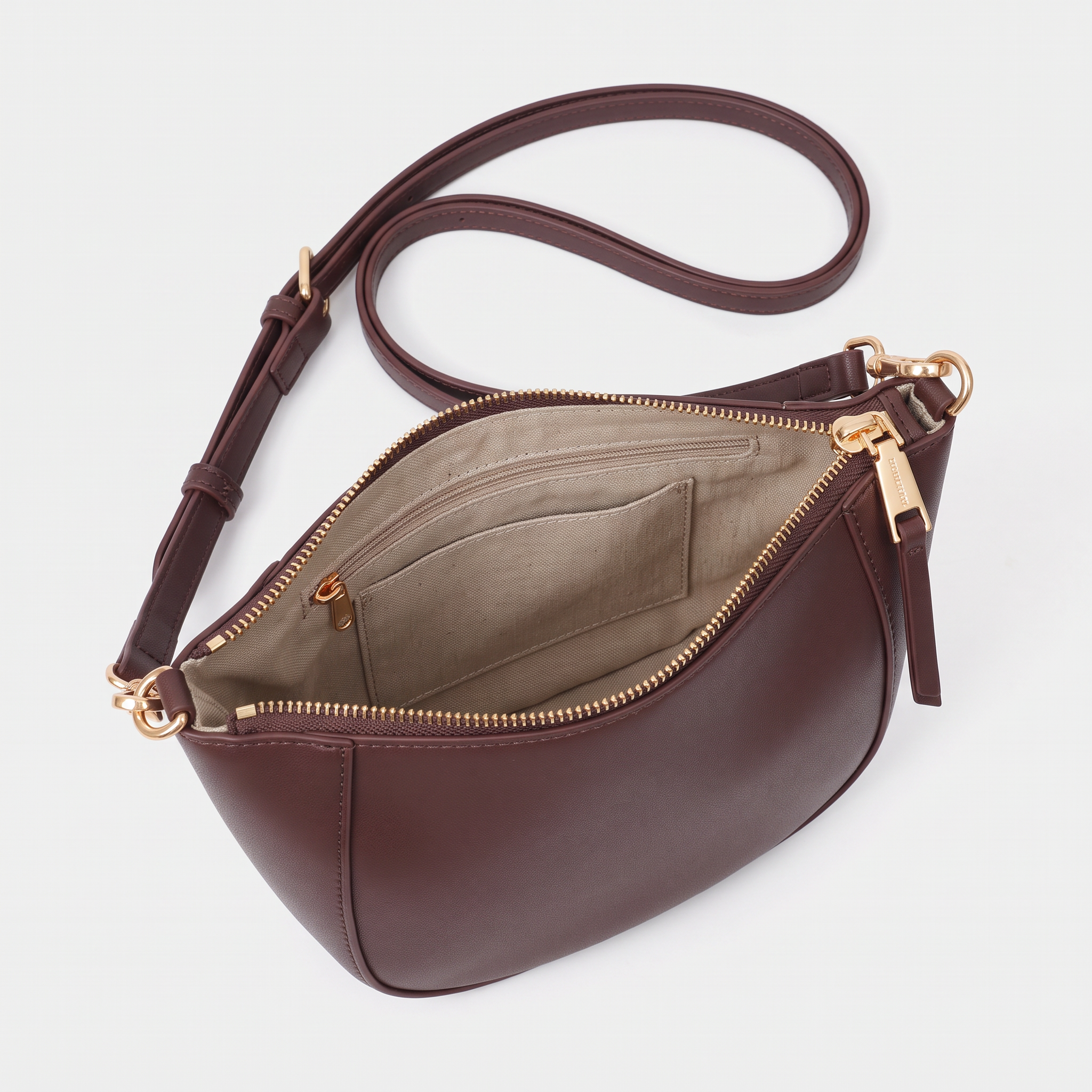 Sac MARTA marron foncé, intérieur
