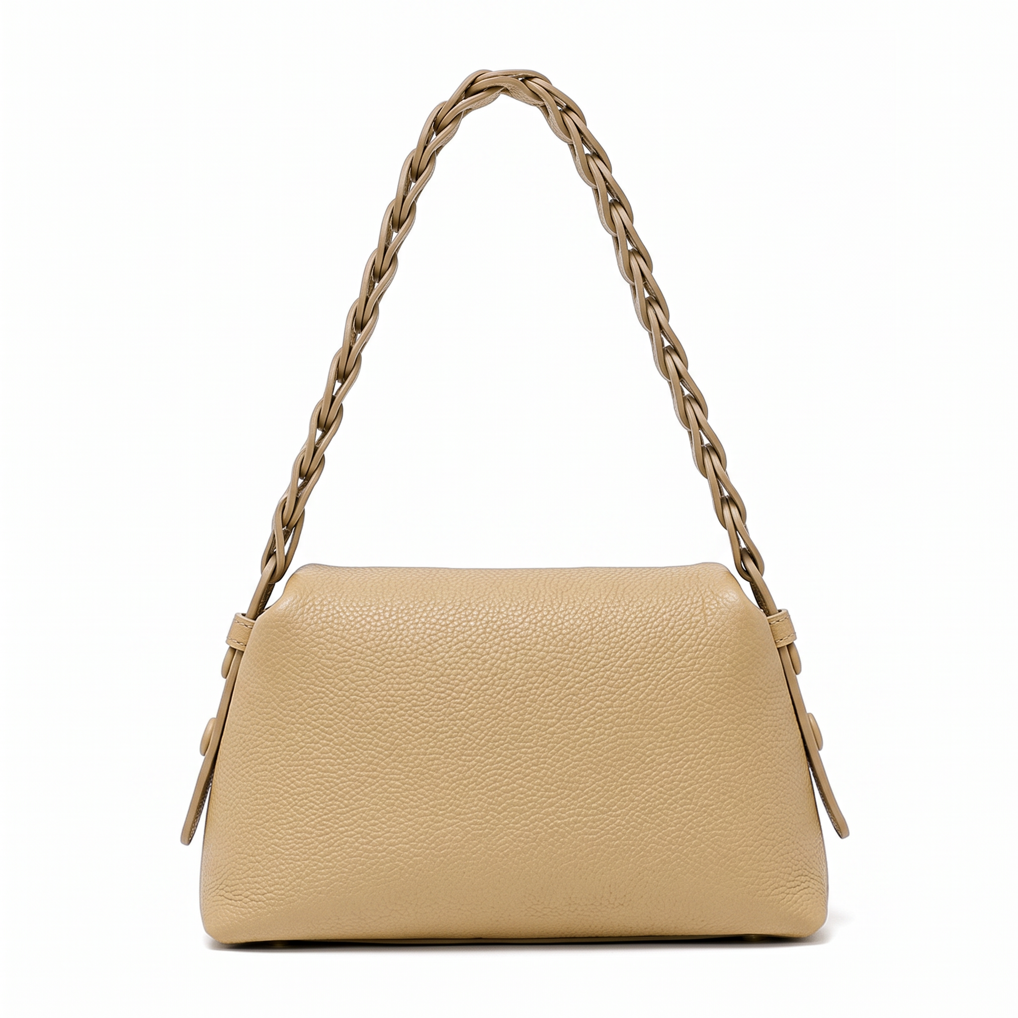 Sac CAPUCINE taupe, vue de dos