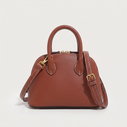 Sac FLAVIE camel, vue de face