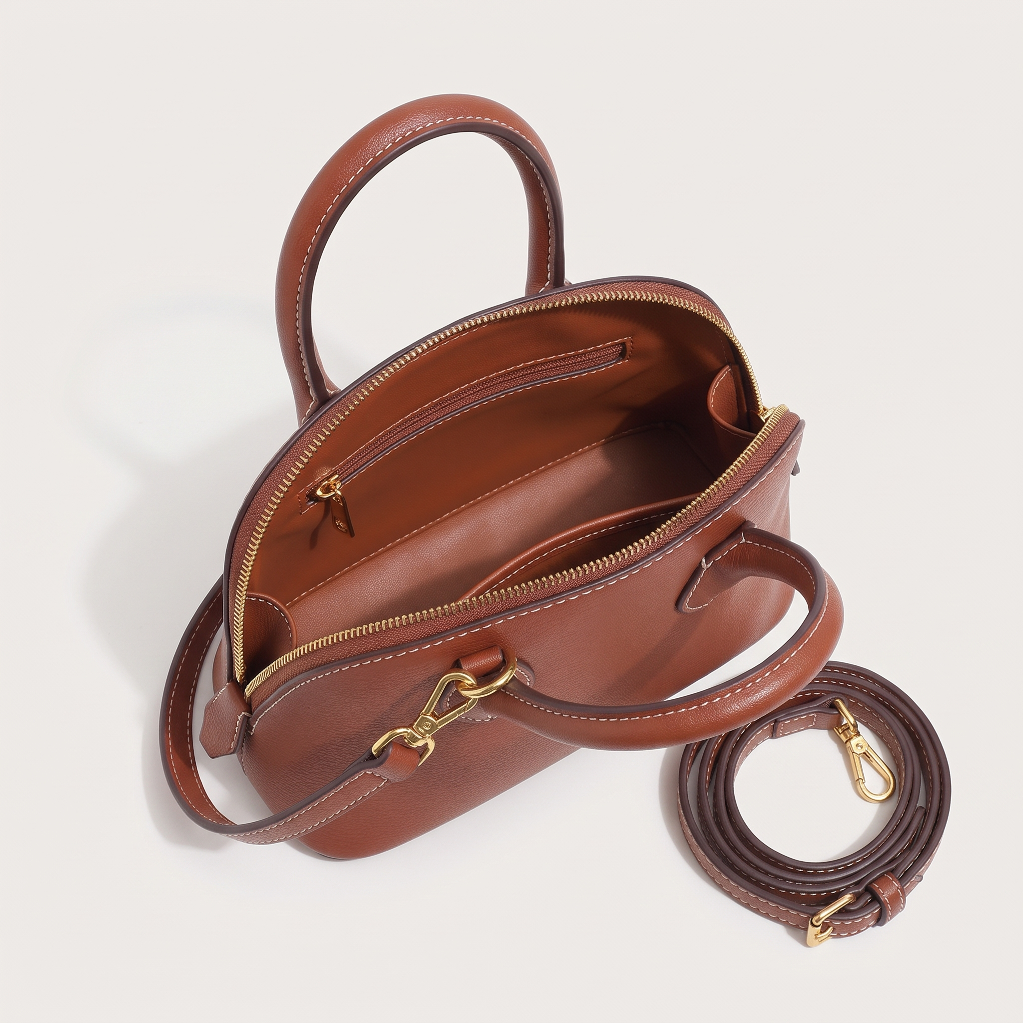 Sac FLAVIE camel, intérieur
