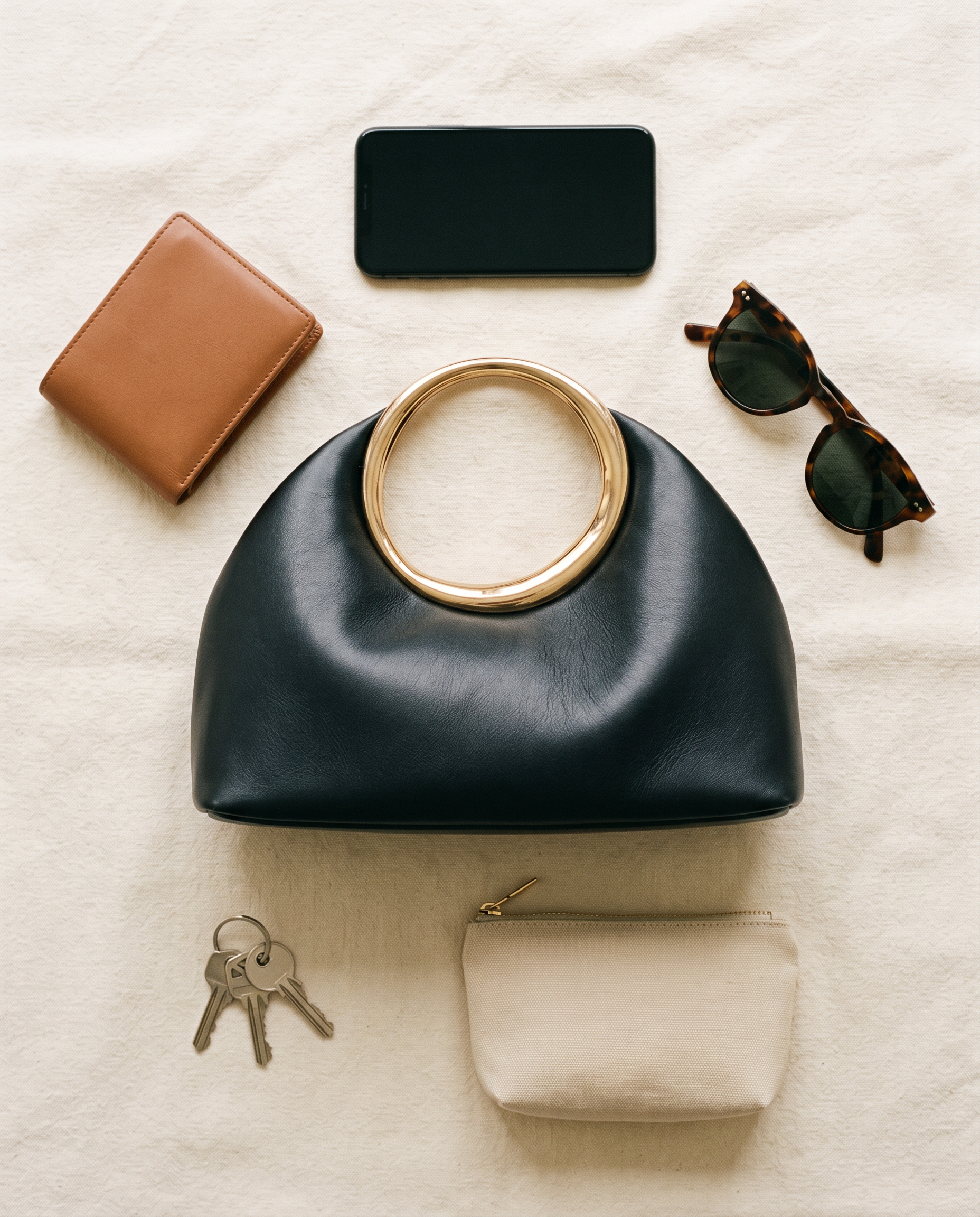 Sac BLANCHE noir, ce que le sac peut contenir