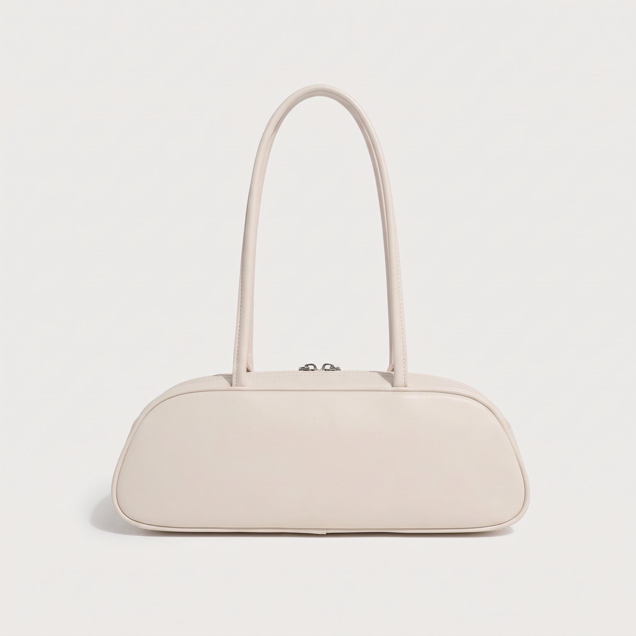 Sac baguette GRETA crème, vue de dos