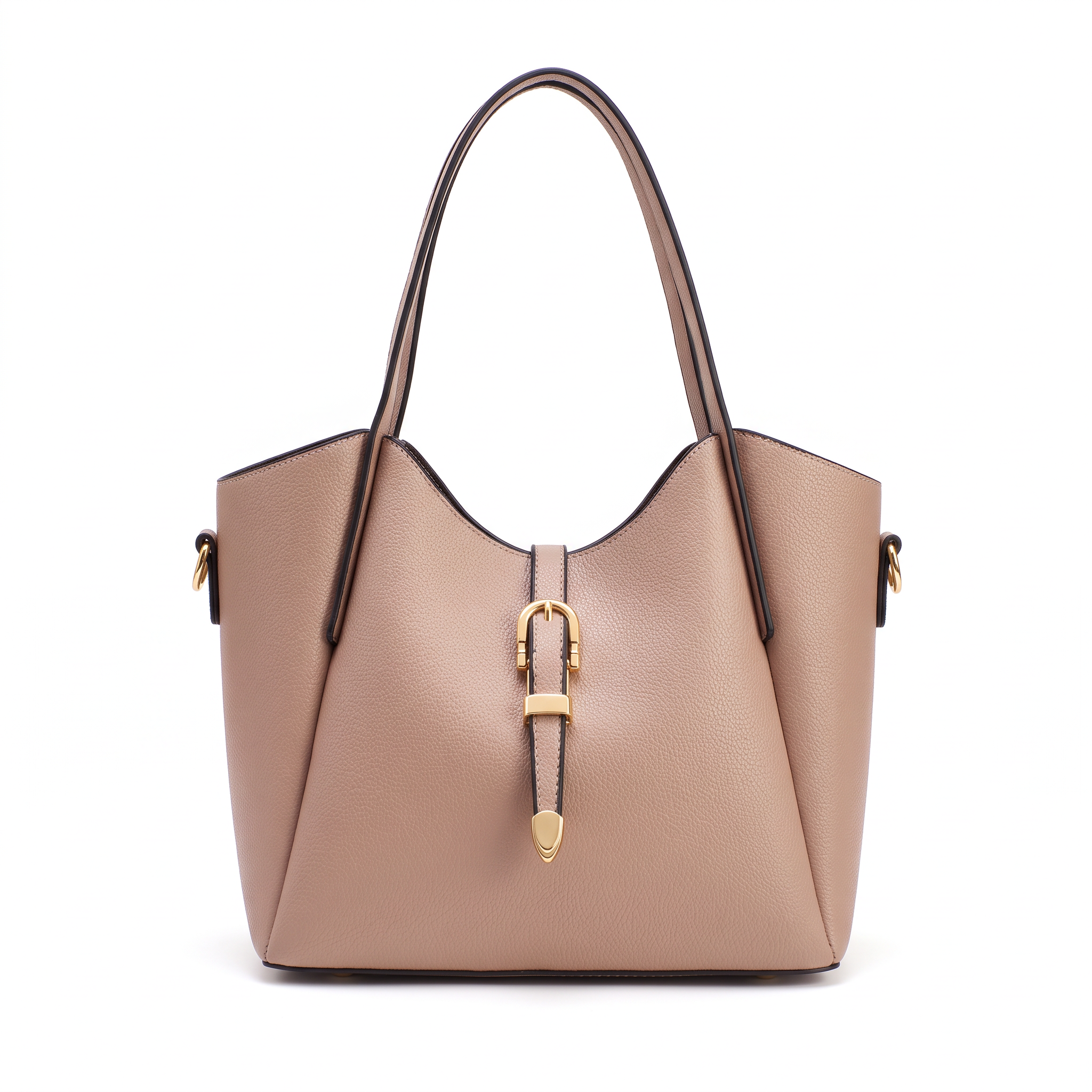 Sac GIULIA rose poudré, vue de face