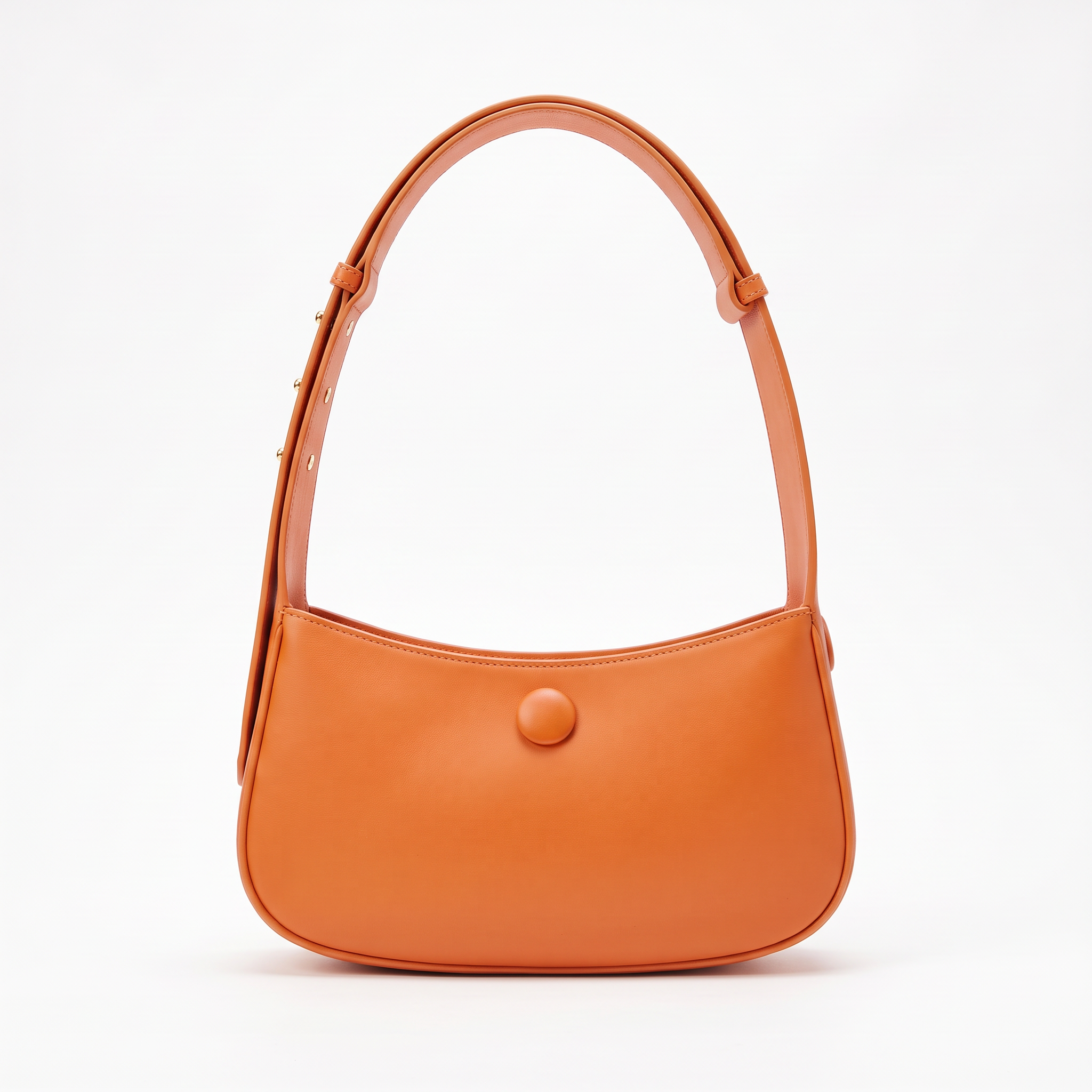 Sac LUCIA orange, vue de face