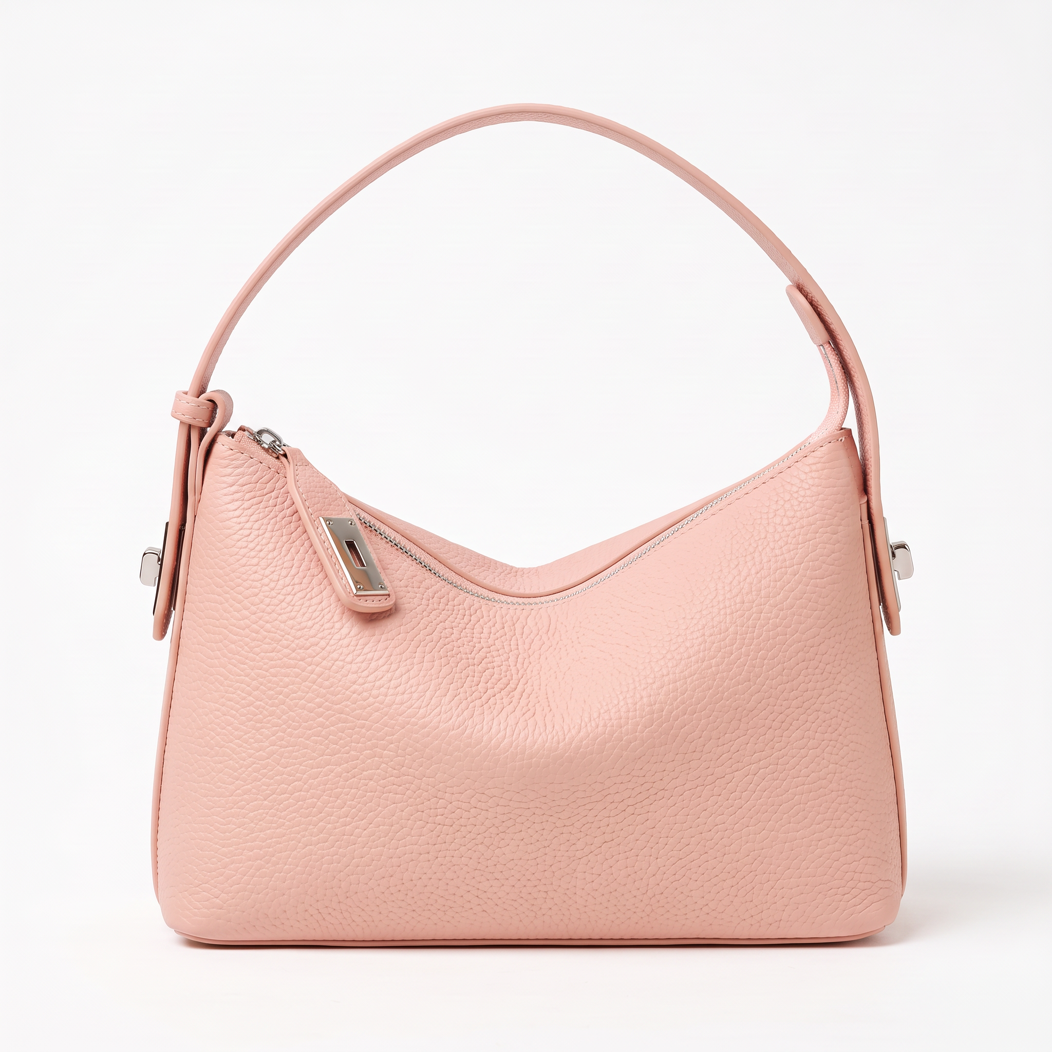 Sac BRUNA rose, vue de face