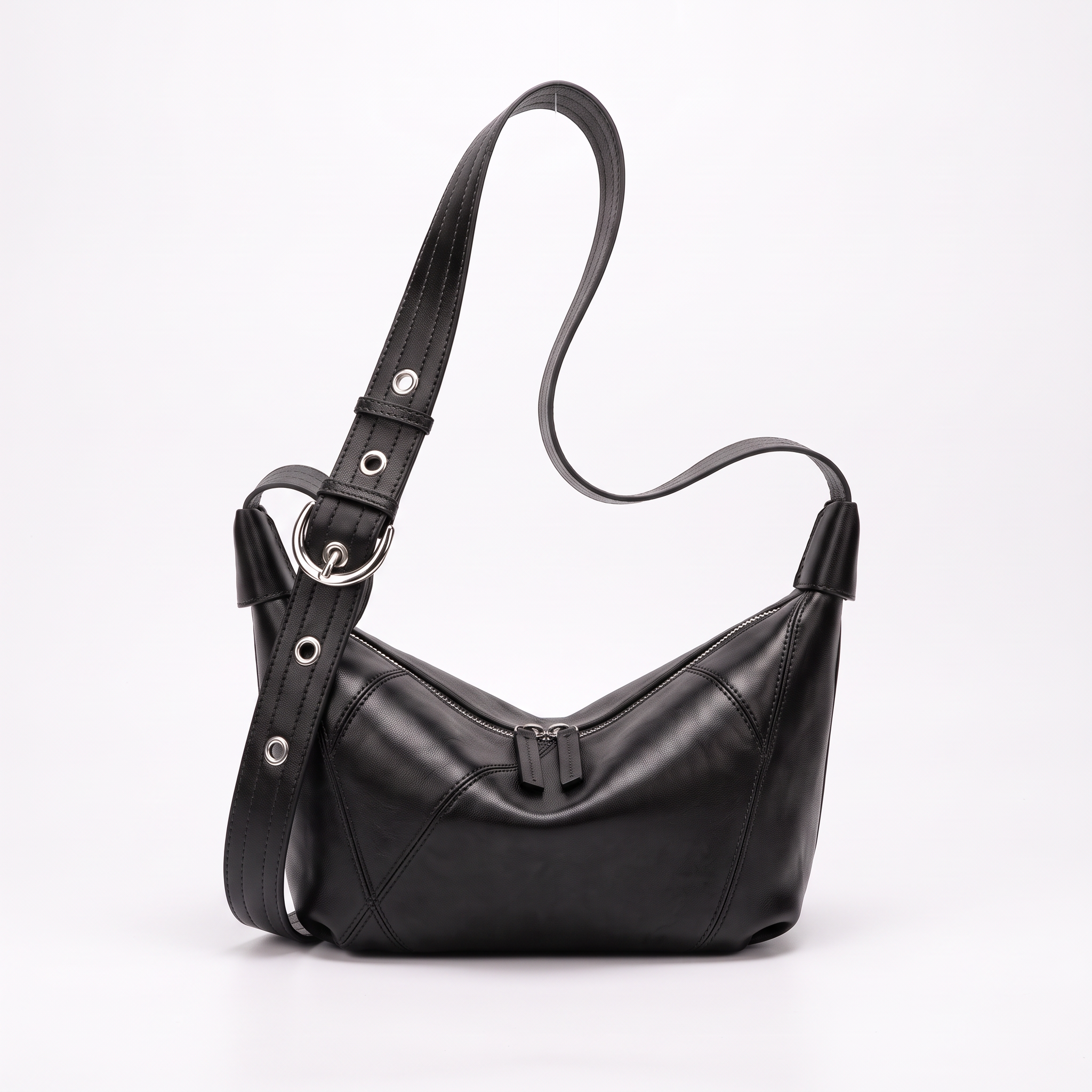 Sac FRIDA noir, vue de face