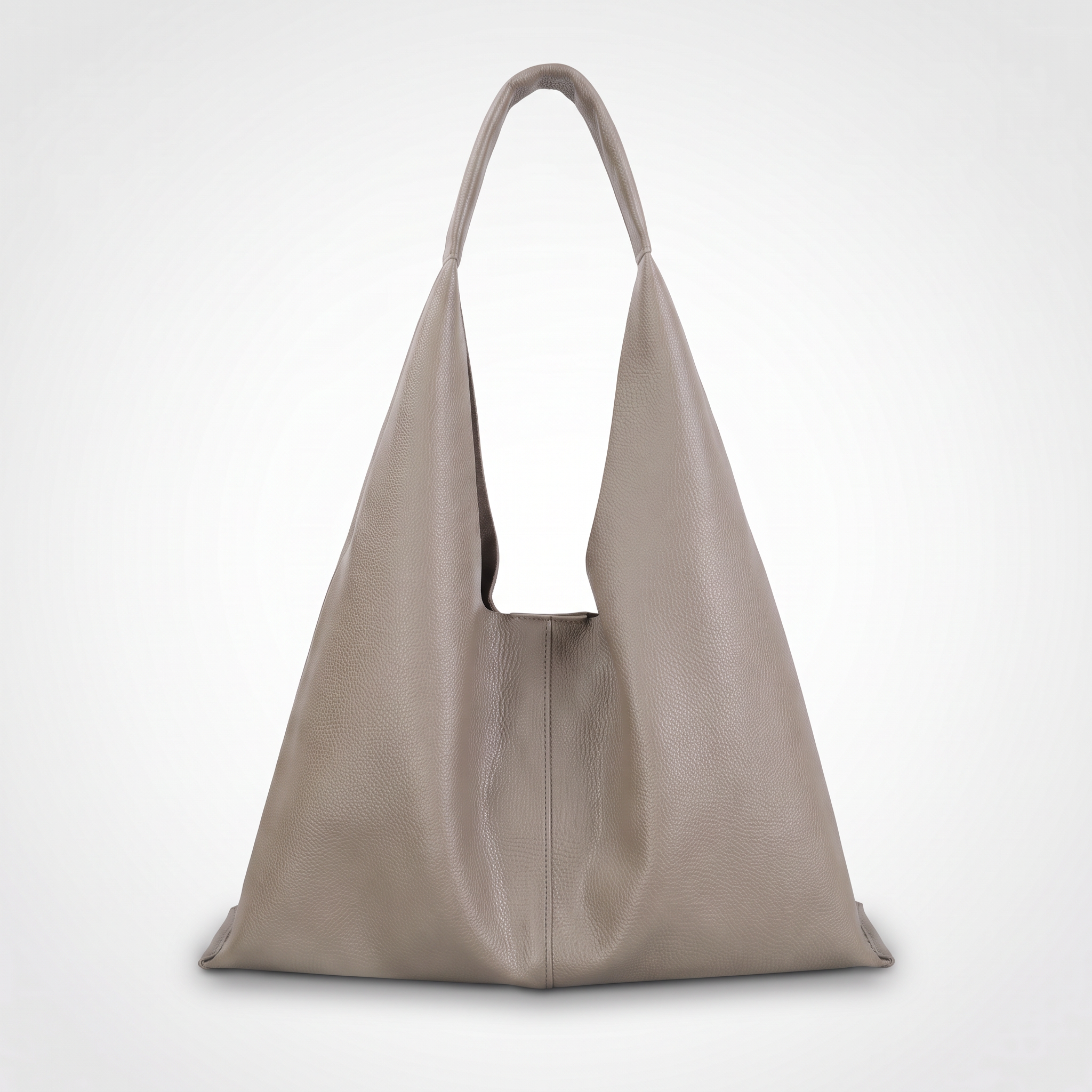 Sac HALIA gris clair, vue de face