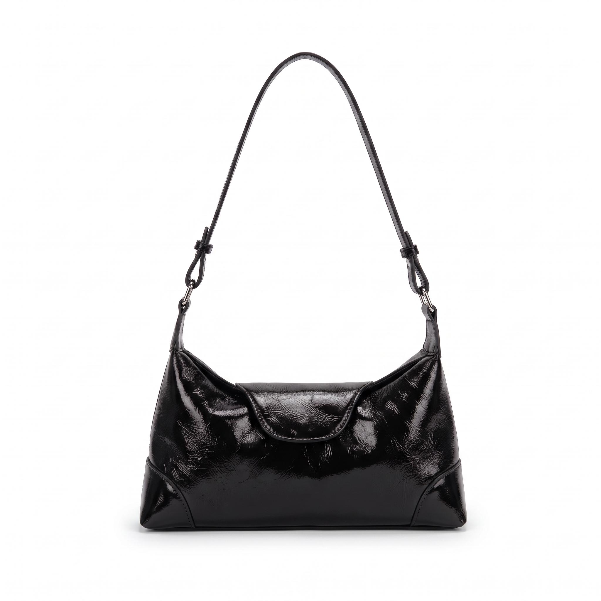 Sac JOANA noir, vue de face