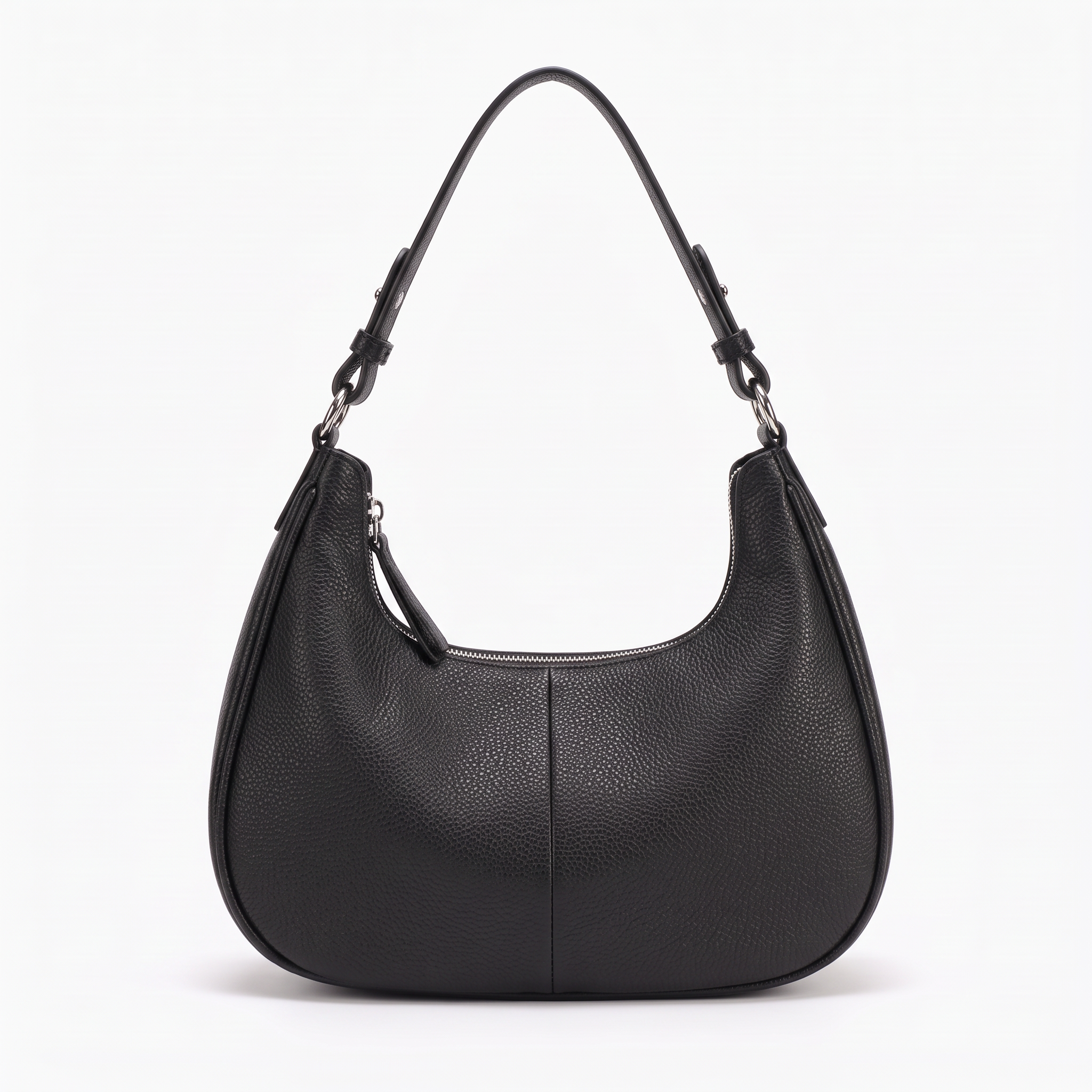 Sac MALIA noir, vue de face