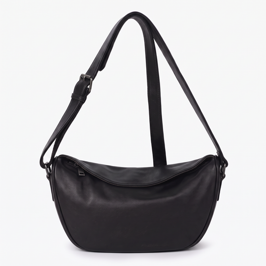Sac OLGA noir, vue de face