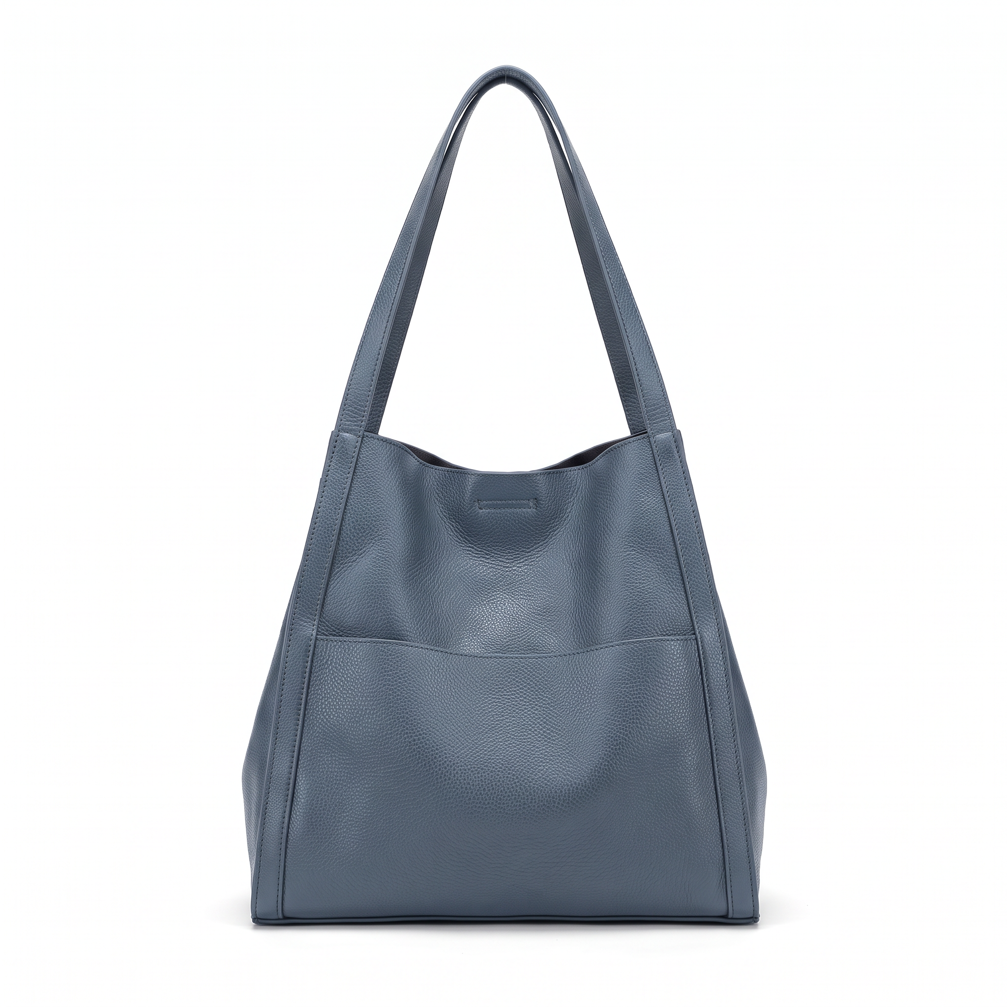 Sac TAMARA bleu gris, vue de face