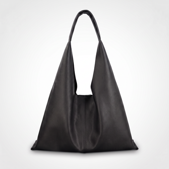 Sac HALIA noir, vue de face